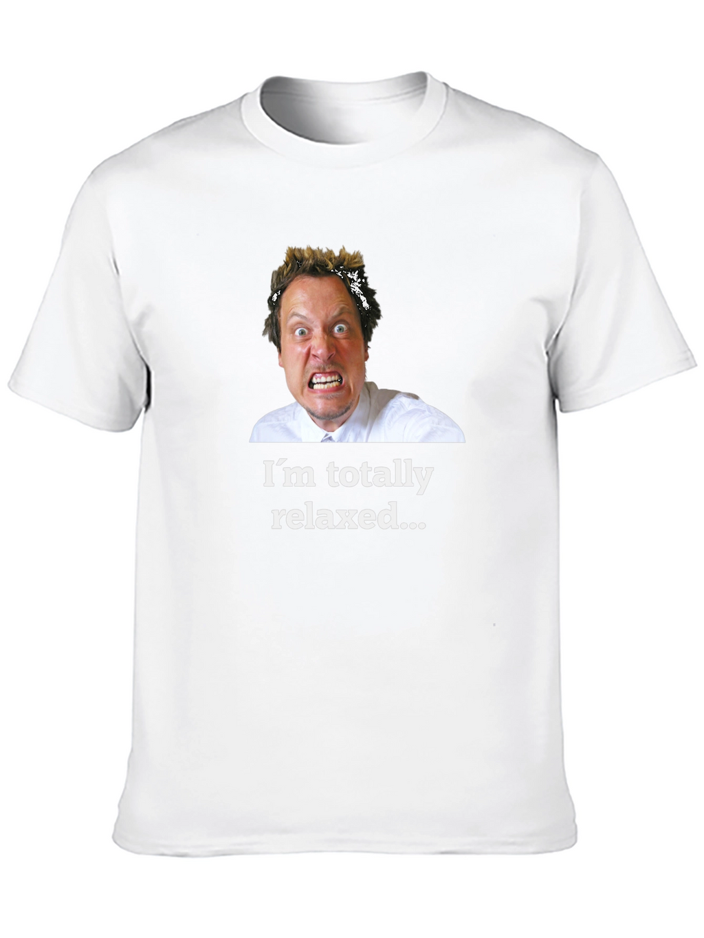 Relaxed? Black T-Shirt - Humorous Graphic Tee