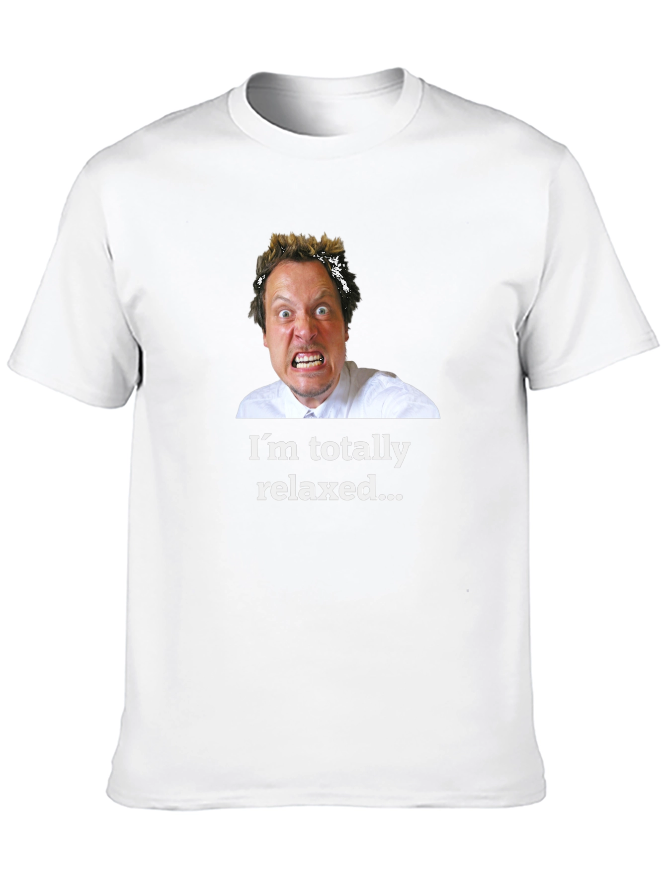 Relaxed? Black T-Shirt - Humorous Graphic Tee