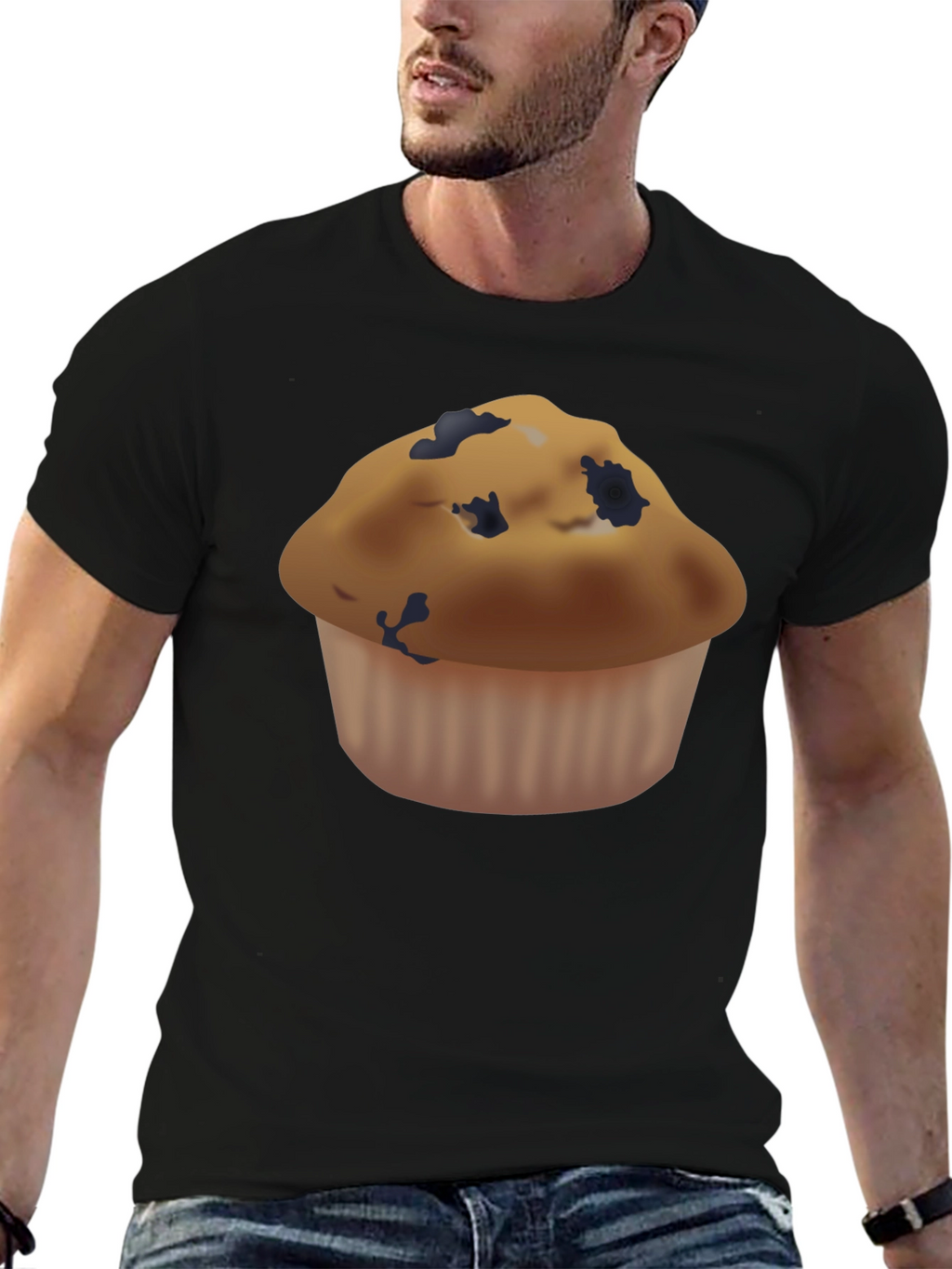 Muffin Graphic Tee - Casual Comfort