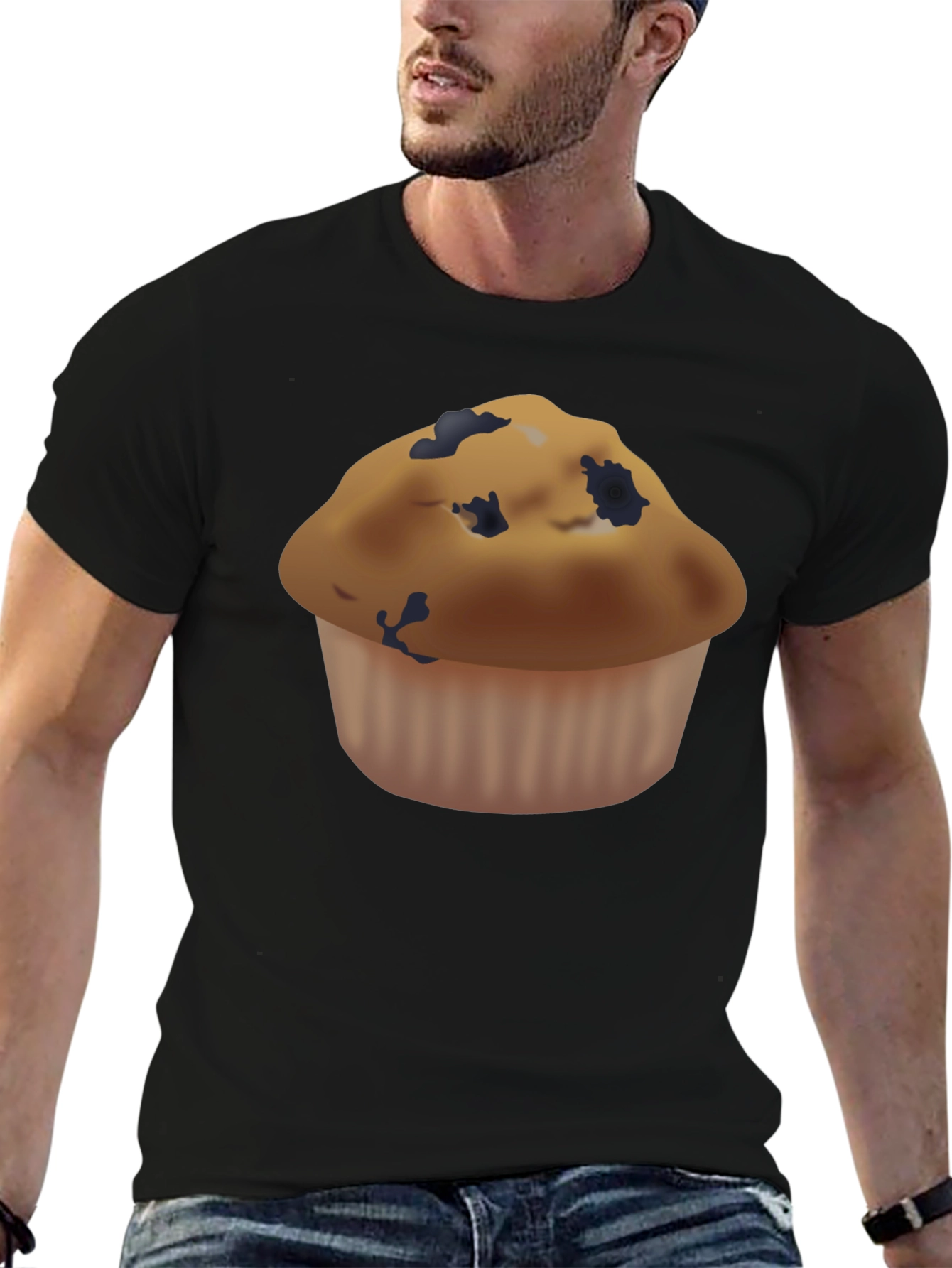 Muffin Graphic Tee - Casual Comfort