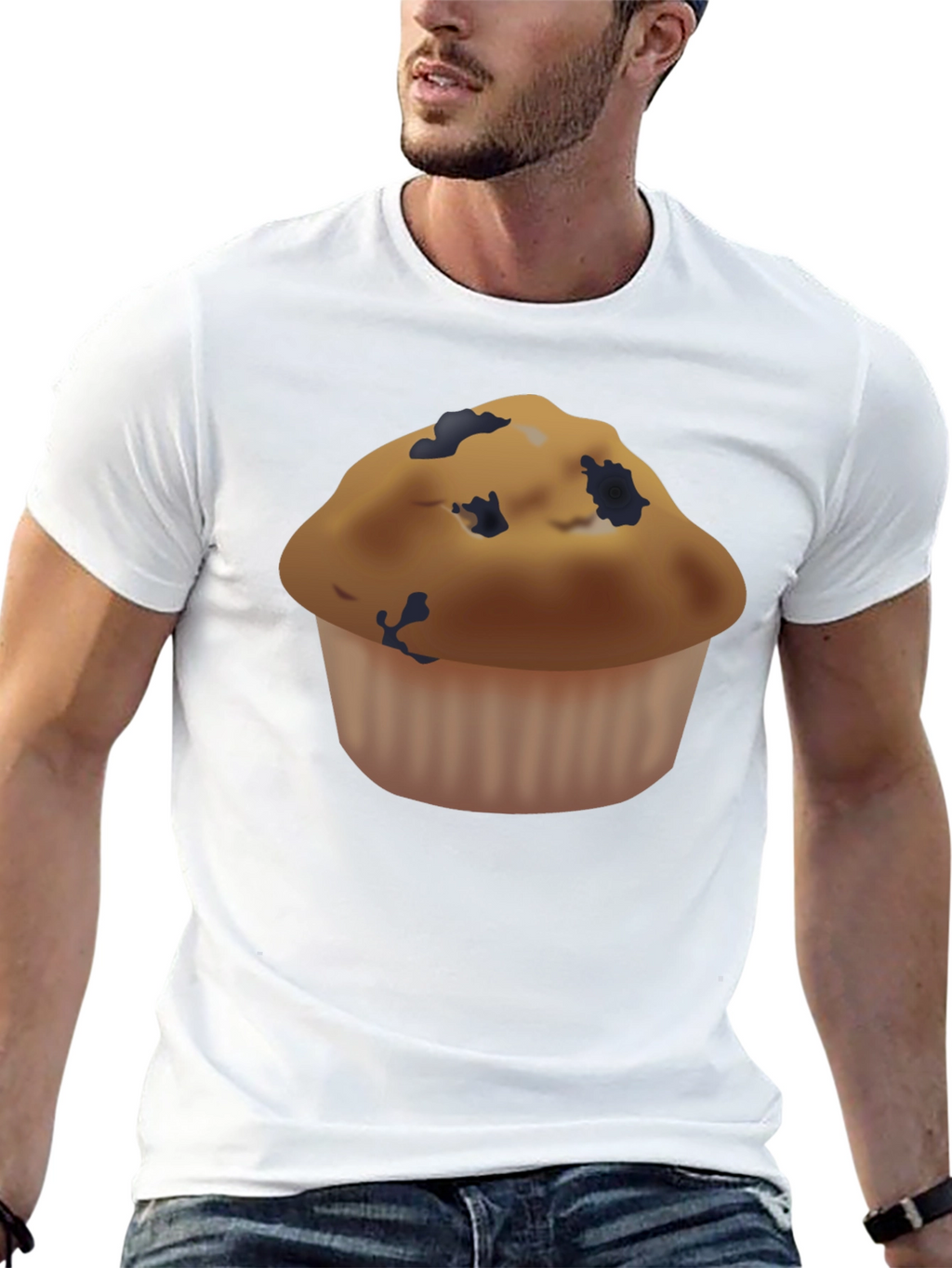 Muffin Graphic Tee - Casual Comfort