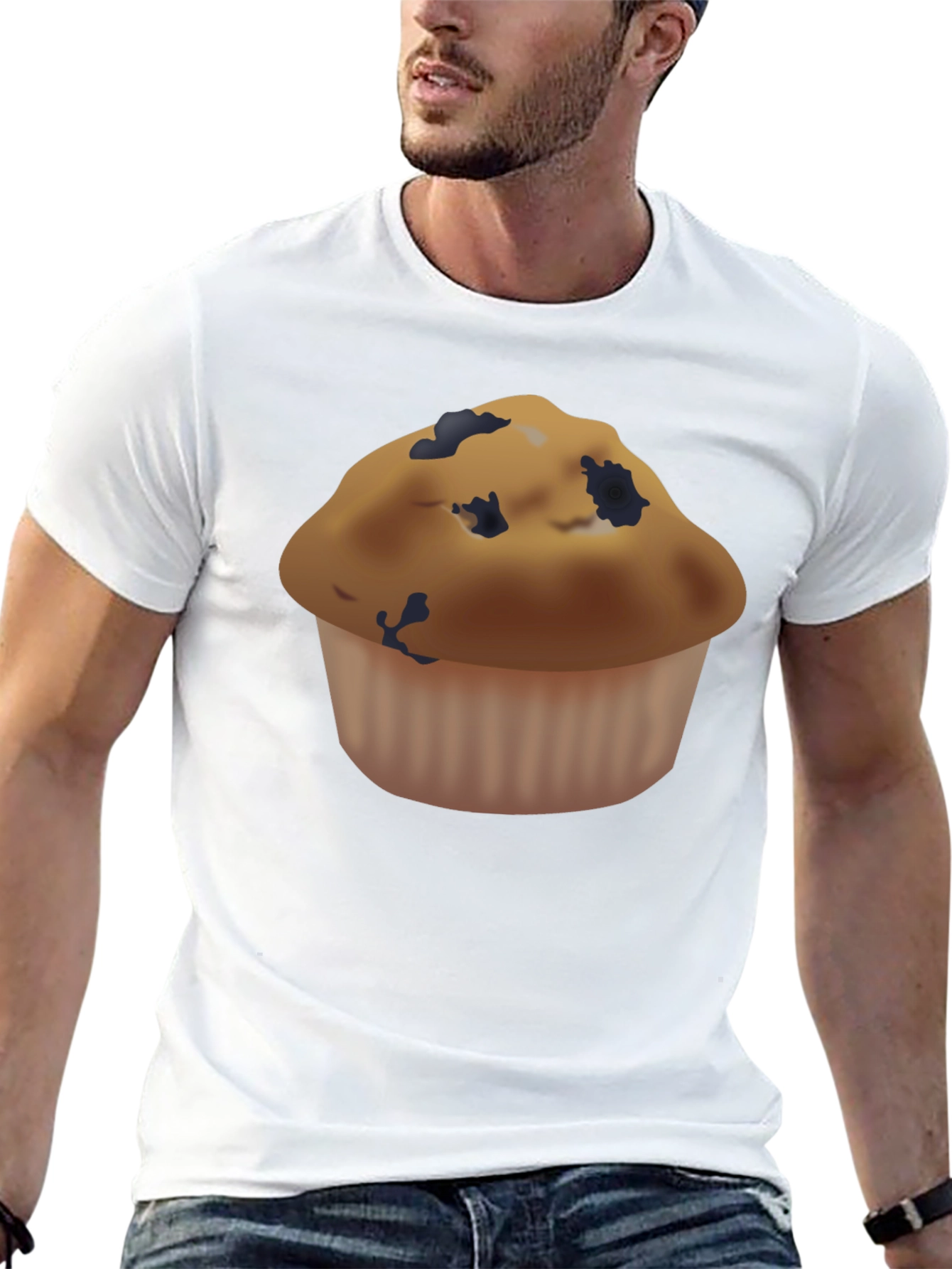 Muffin Graphic Tee - Casual Comfort