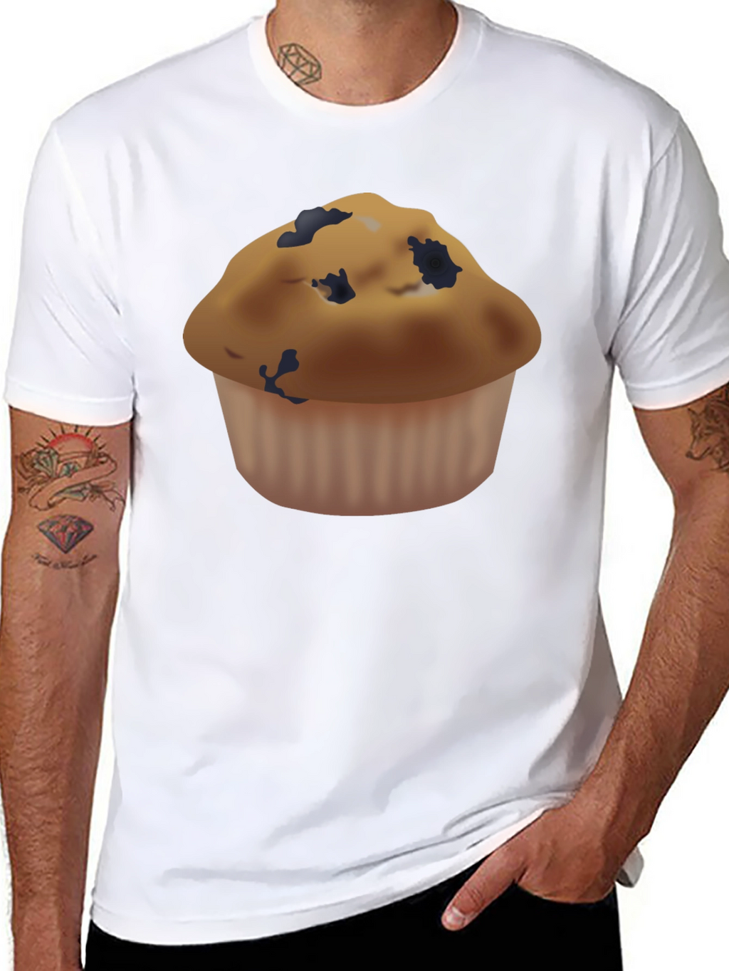 Muffin Graphic Tee - Casual Comfort