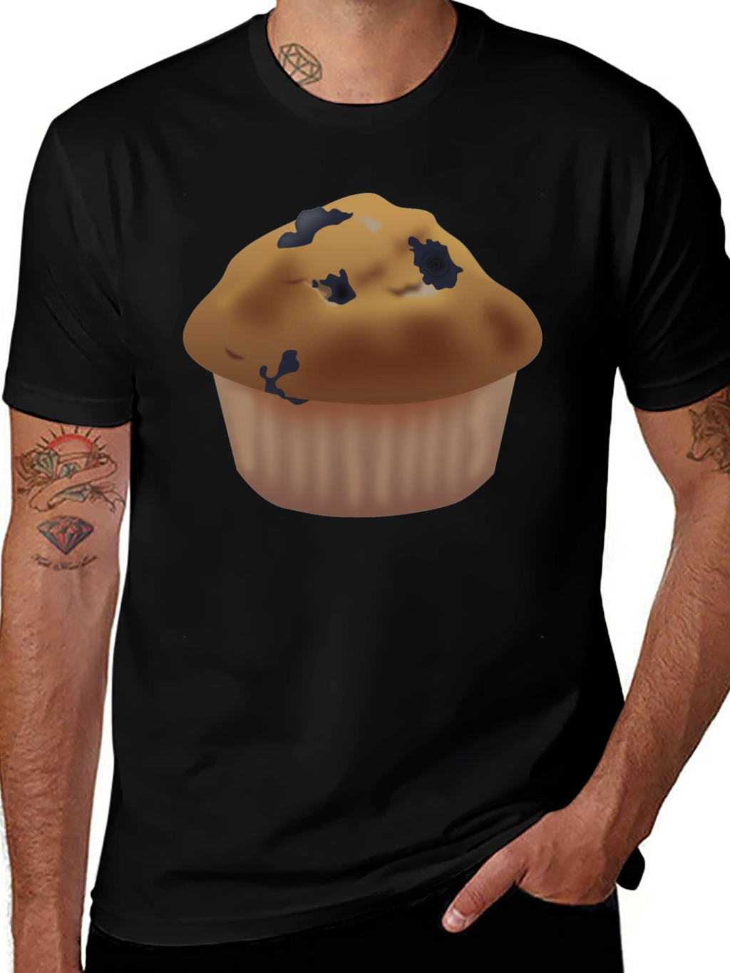 Muffin Graphic Tee - Casual Comfort