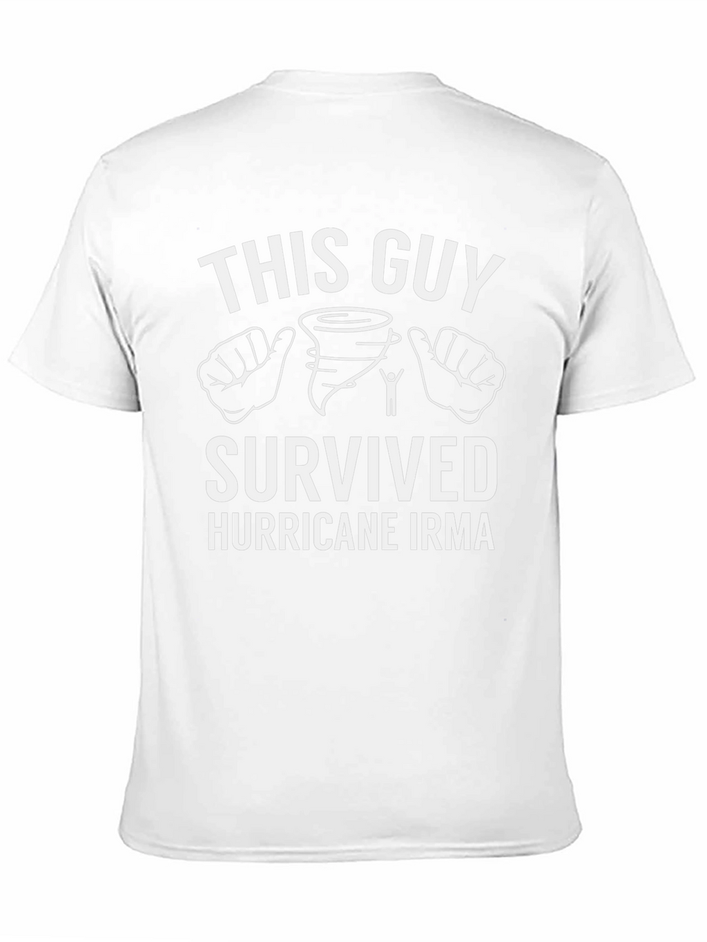 This Guy Survived Hurricane Irma Novelty T-Shirt