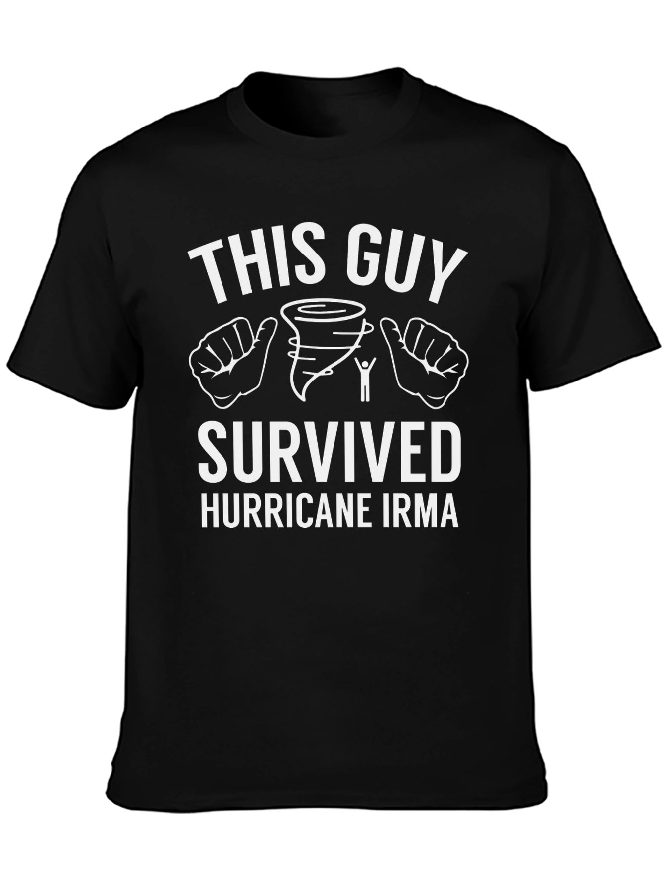 This Guy Survived Hurricane Irma Novelty T-Shirt