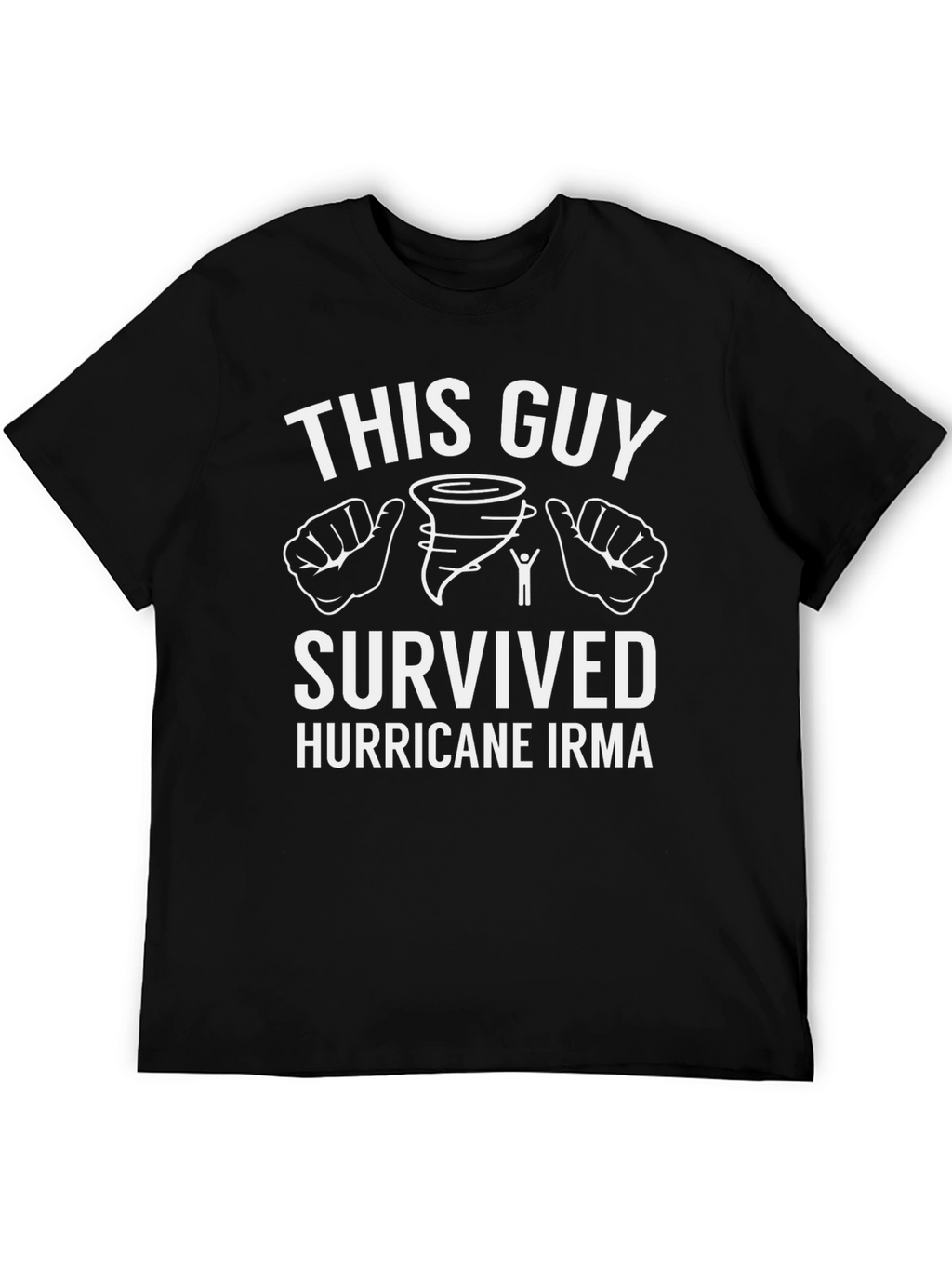 This Guy Survived Hurricane Irma Novelty T-Shirt