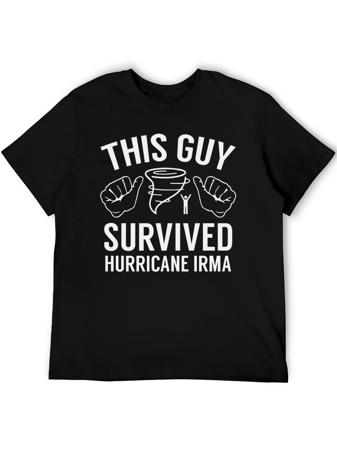 This Guy Survived Hurricane Irma Novelty T-Shirt
