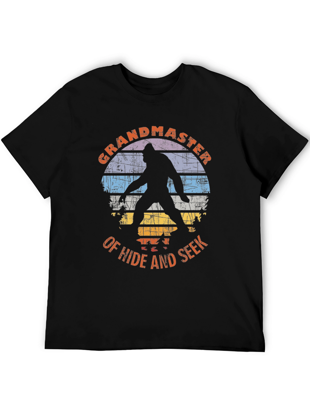 Grandmaster of Hide and Seek Bigfoot Graphic Tee