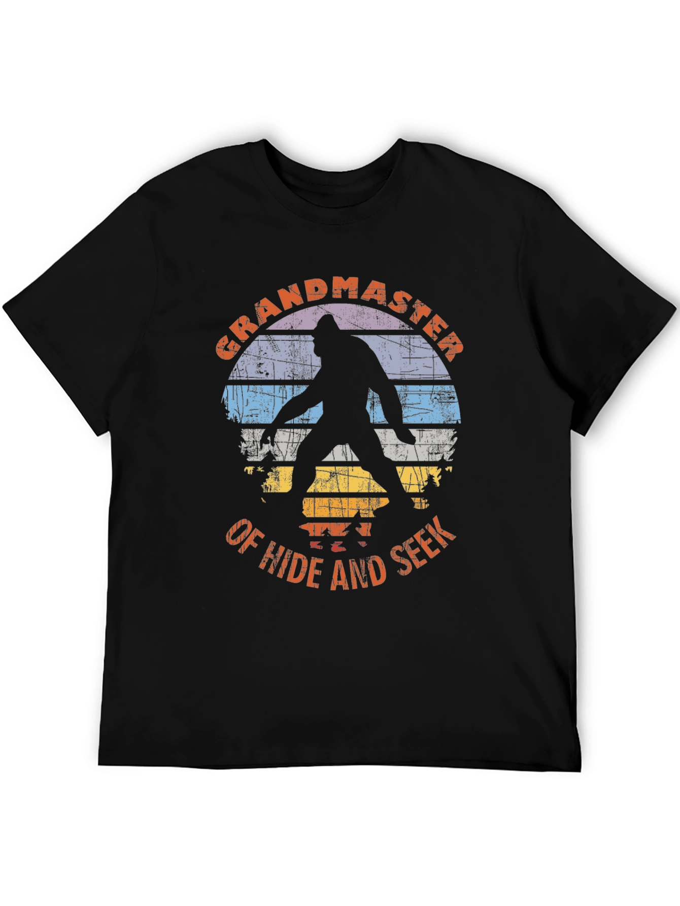 Grandmaster of Hide and Seek Bigfoot Graphic Tee