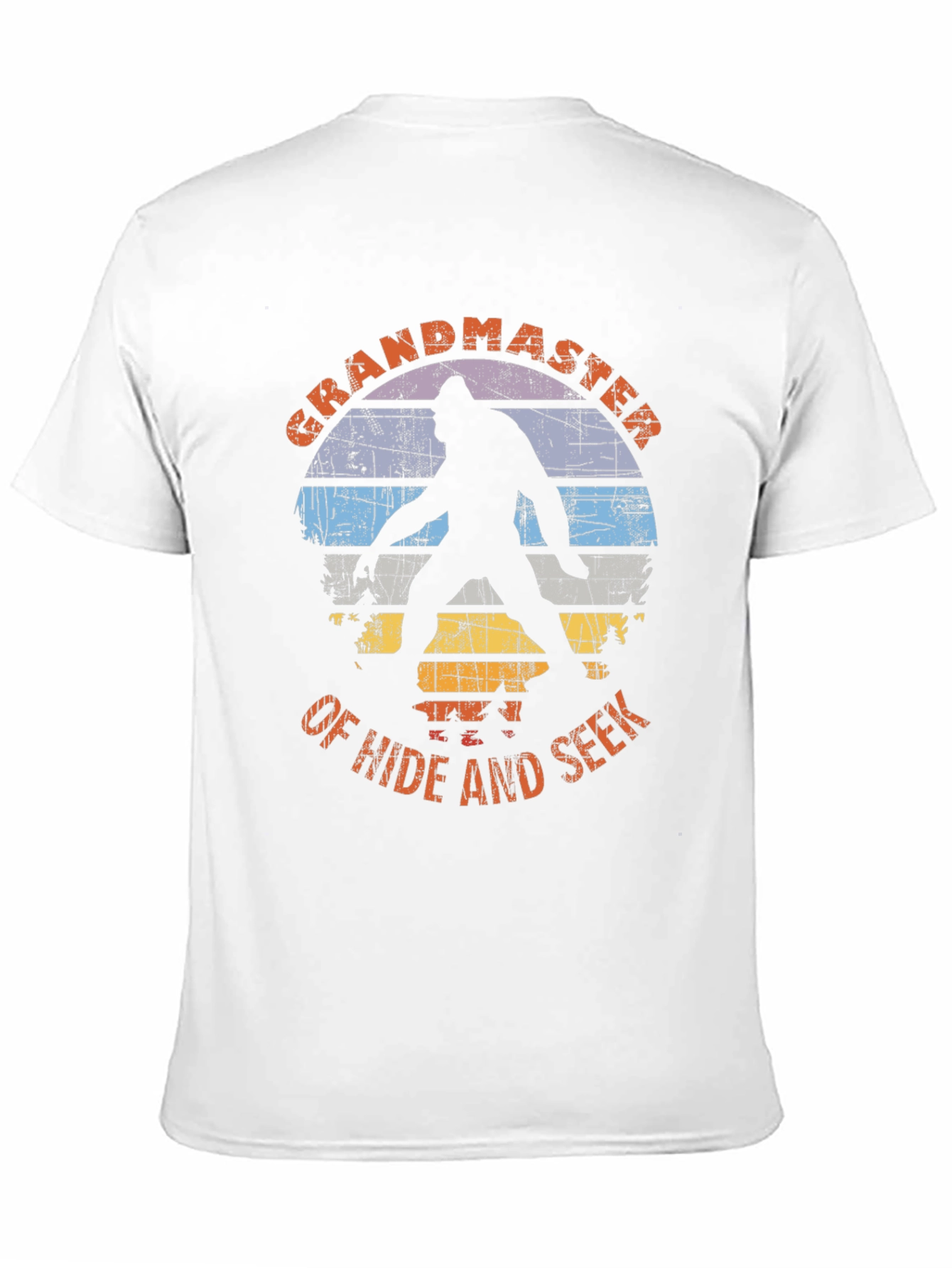 Grandmaster of Hide and Seek Bigfoot Graphic Tee