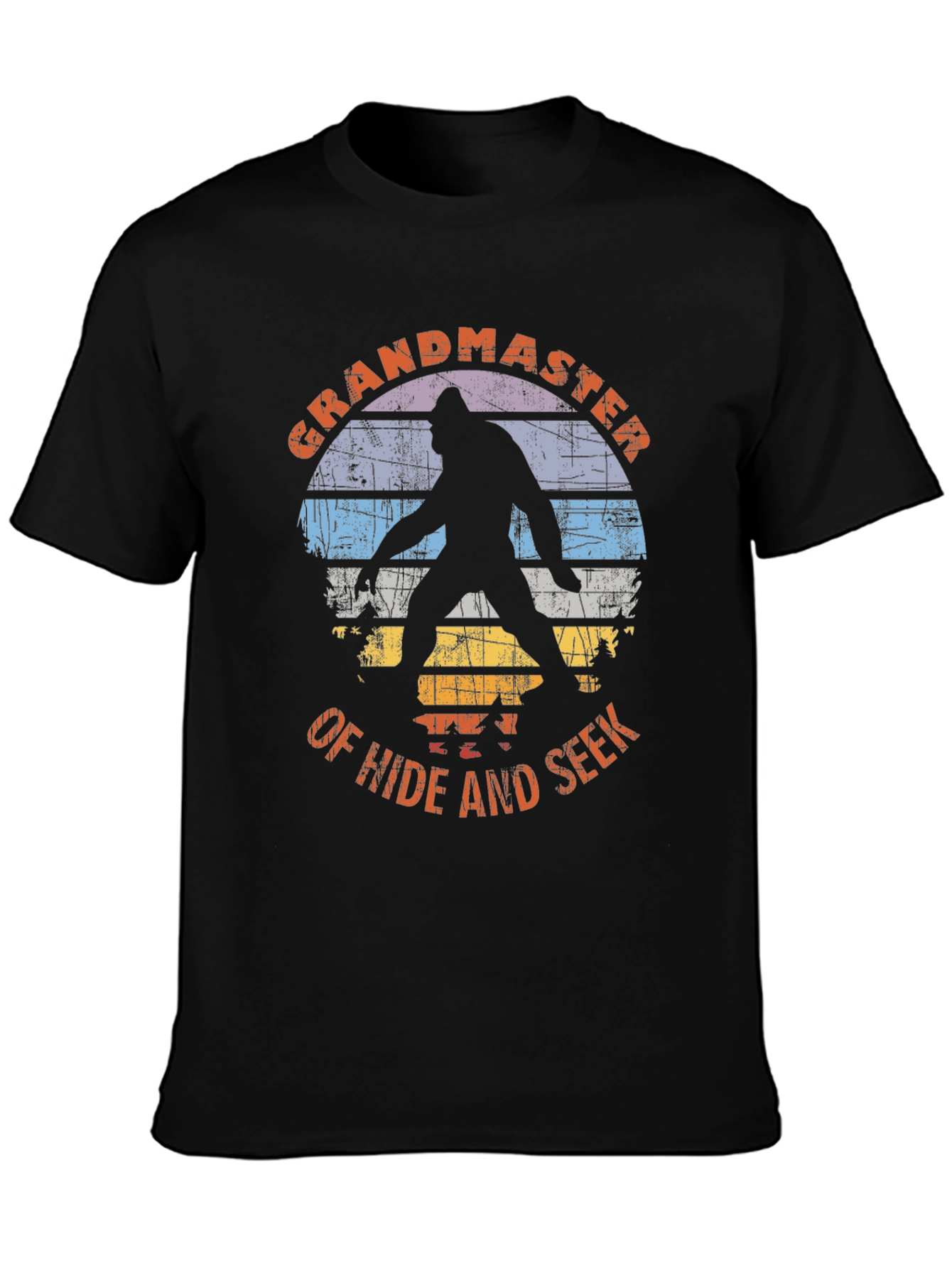 Grandmaster of Hide and Seek Bigfoot Graphic Tee