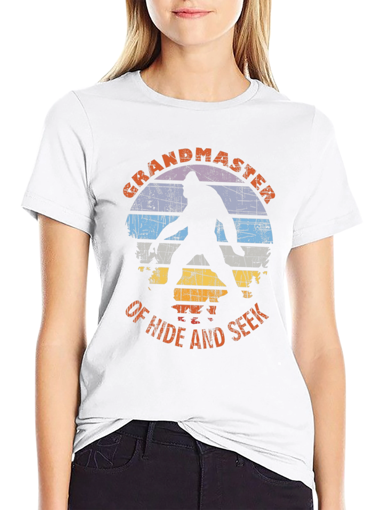 Grandmaster of Hide and Seek Bigfoot Graphic Tee