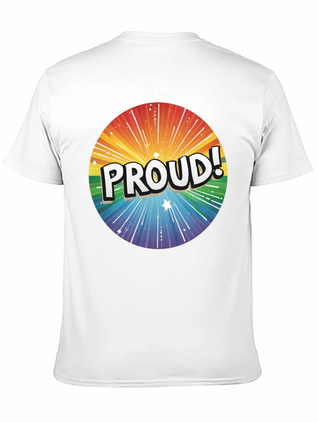 Proud Rainbow Graphic Tee - Pride Month Apparel