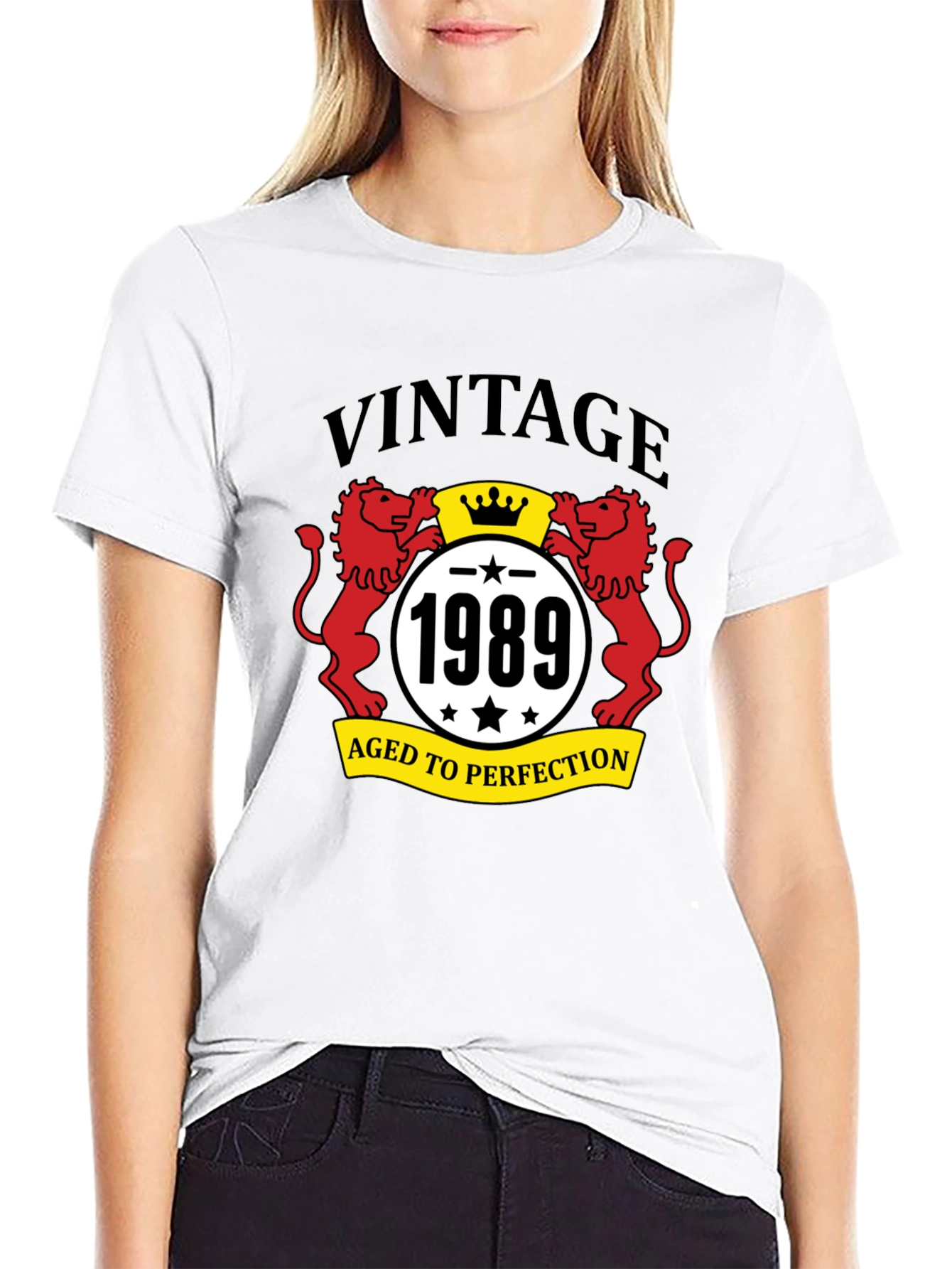 Vintage 1989 Aged to Perfection Graphic T-Shirt