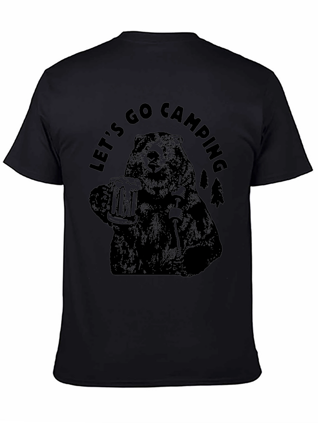 Lets Go Camping Bear T-Shirt