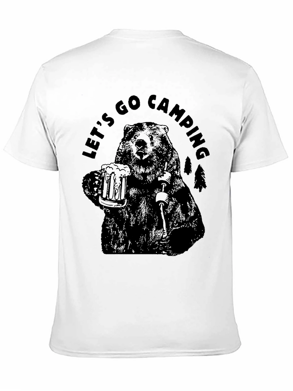 Lets Go Camping Bear T-Shirt