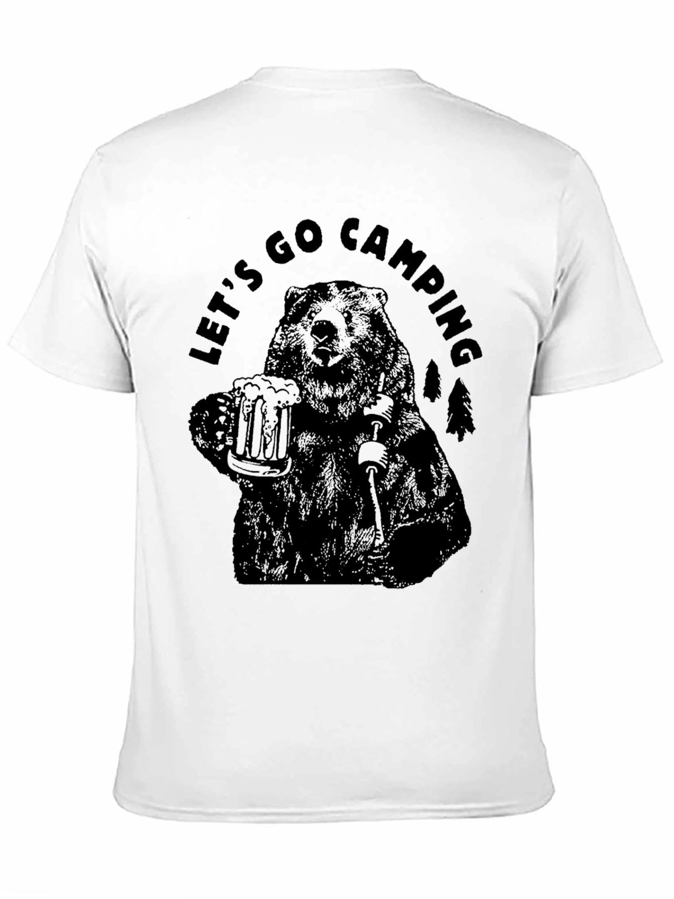 Lets Go Camping Bear T-Shirt