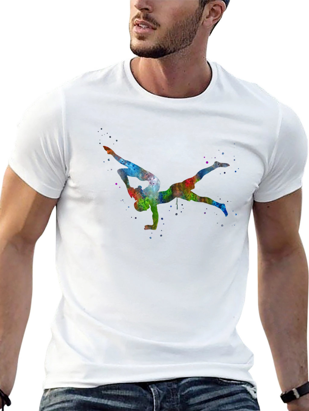 Acrobatic Watercolor Tee
