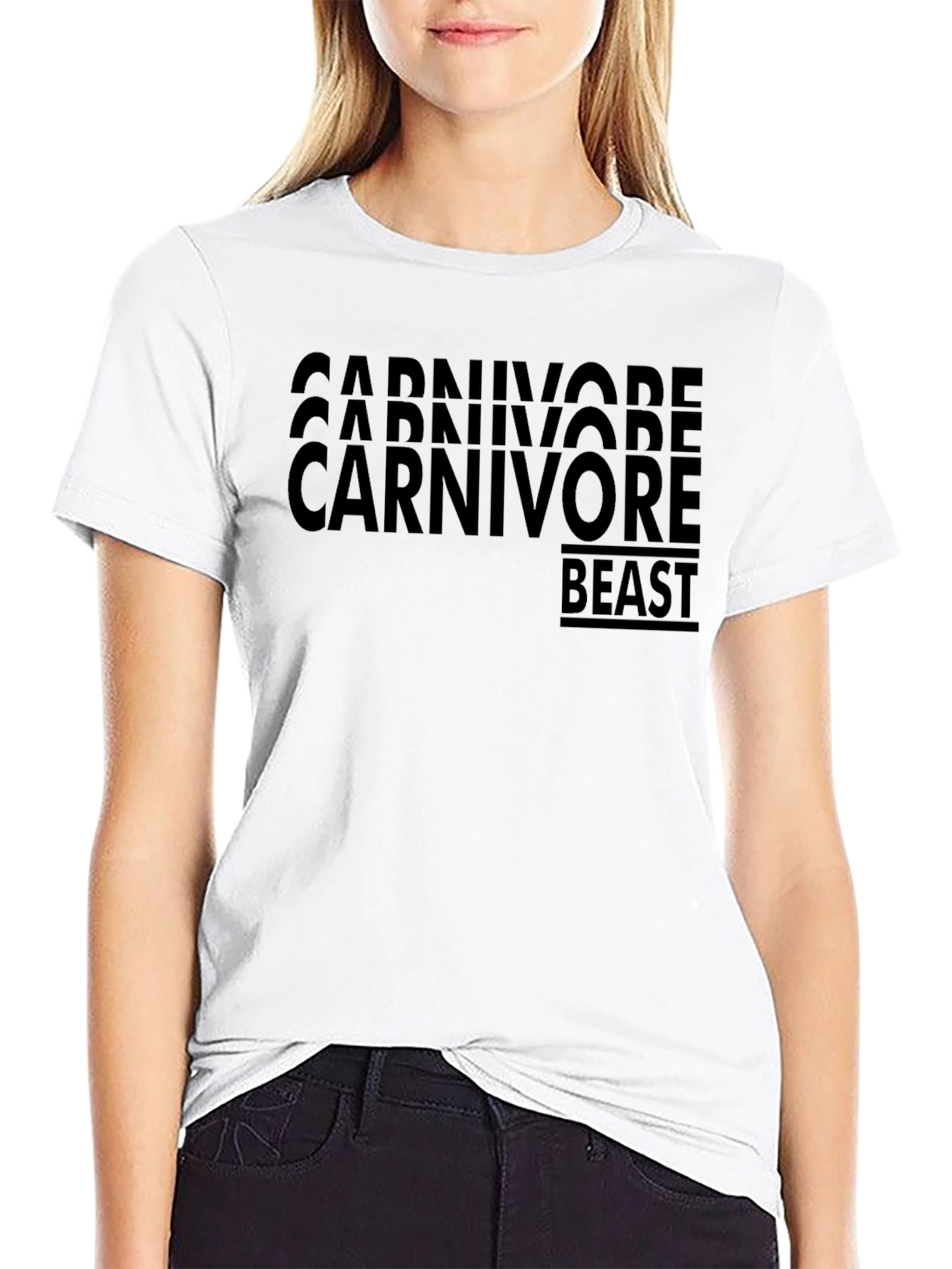 Carnivore Beast Black Graphic T-Shirt