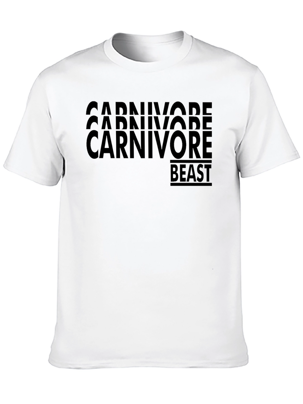 Carnivore Beast Black Graphic T-Shirt