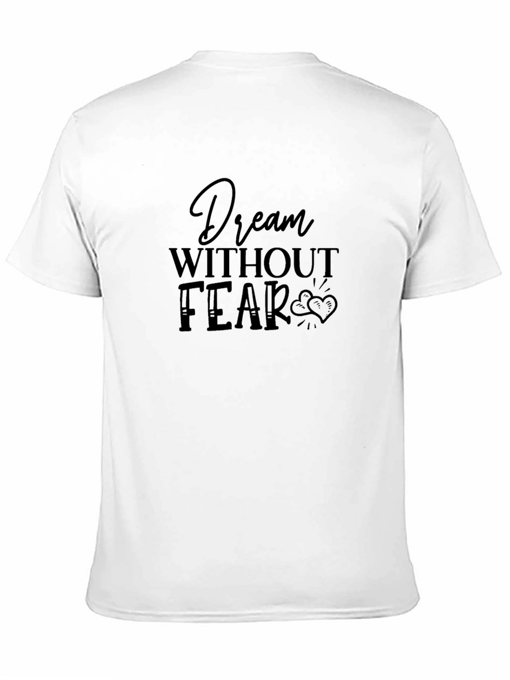 Dream Without Fear Black Graphic Tee
