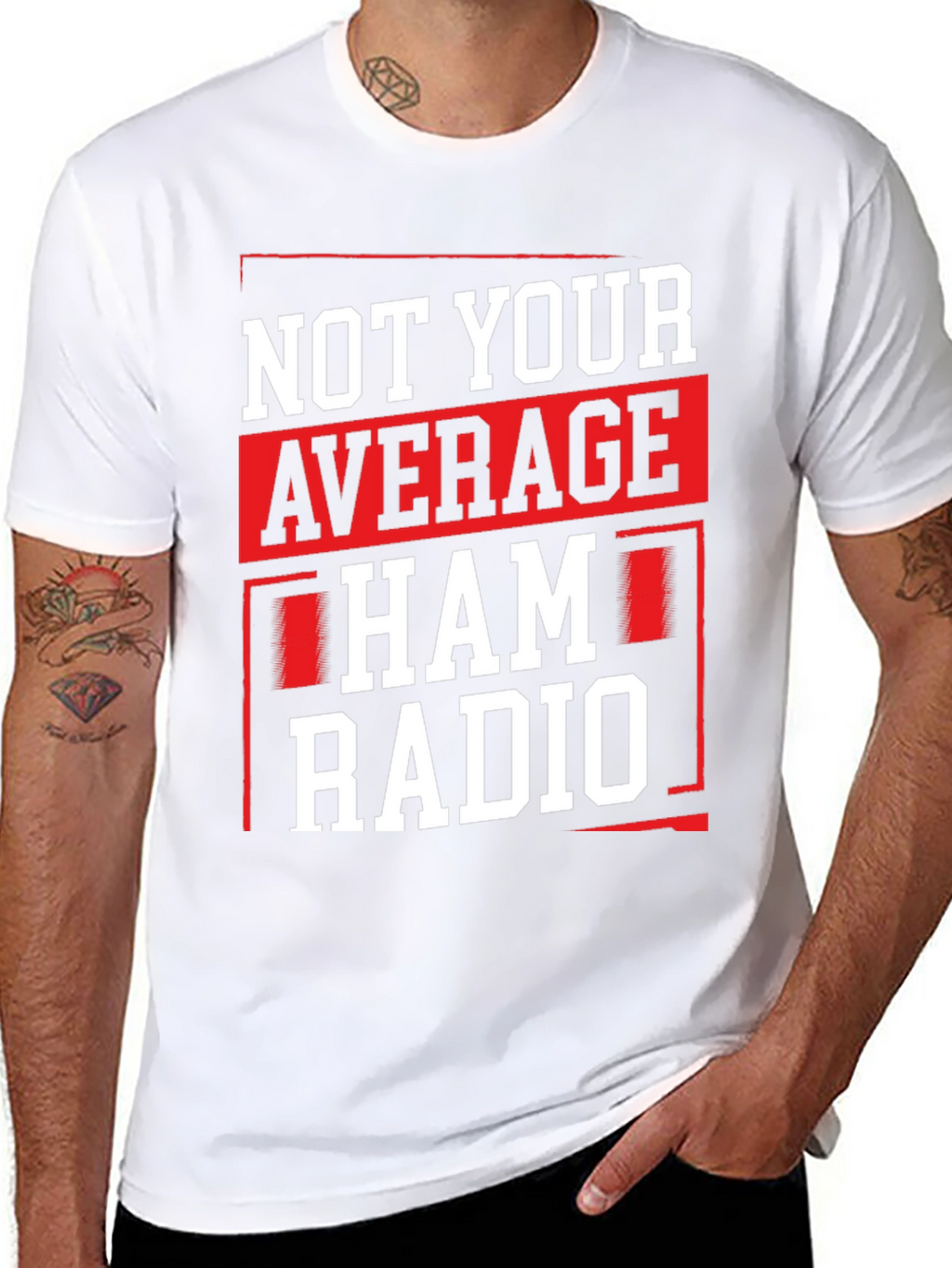 Not Your Average Ham Radio T-Shirt - Black