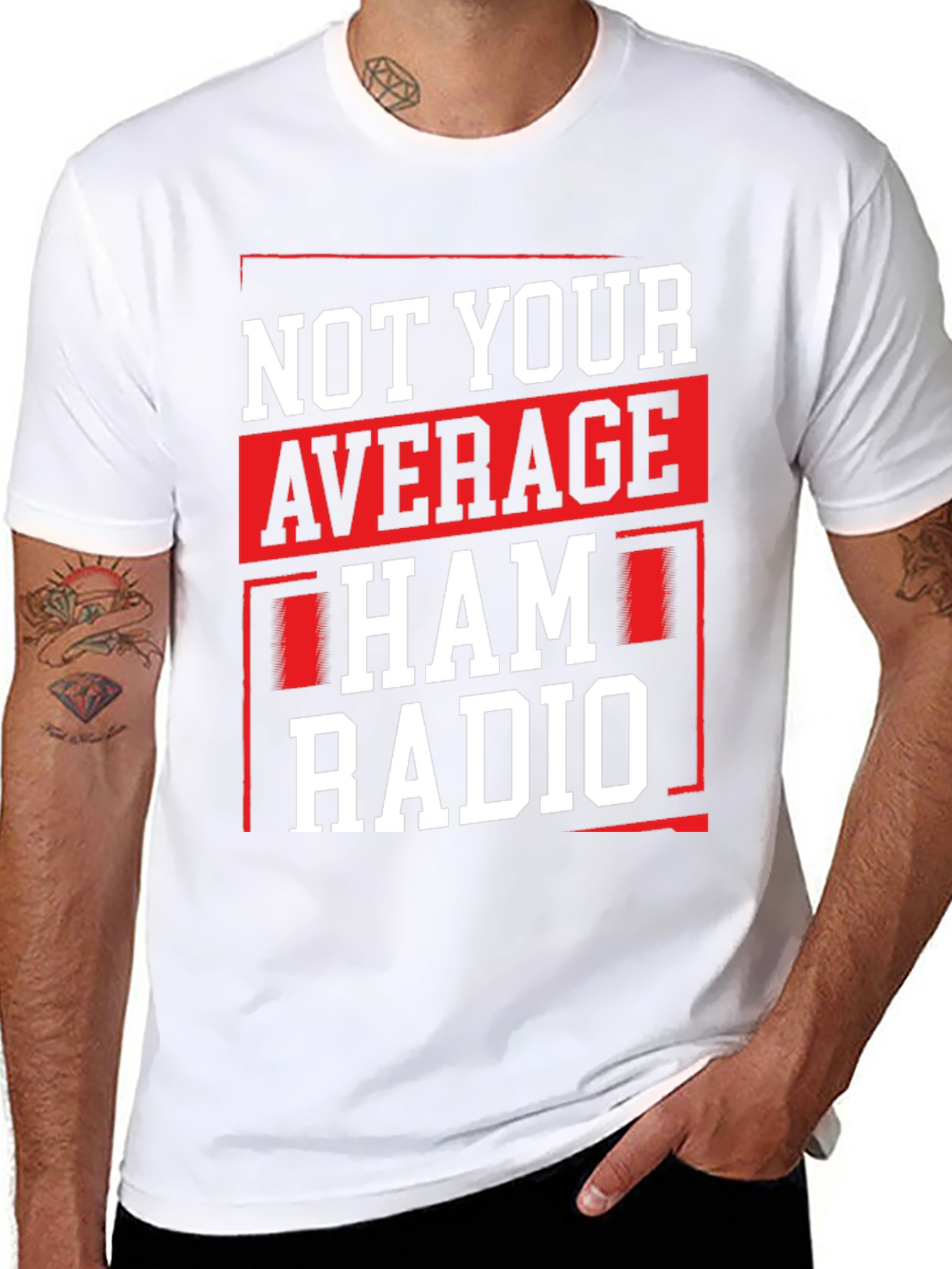 Not Your Average Ham Radio T-Shirt - Black