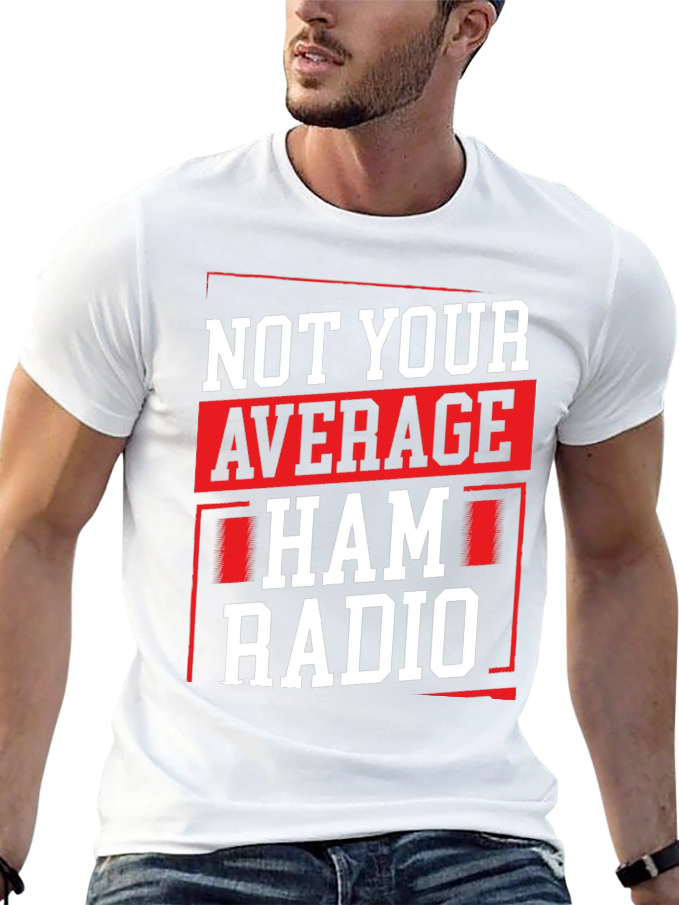 Not Your Average Ham Radio T-Shirt - Black
