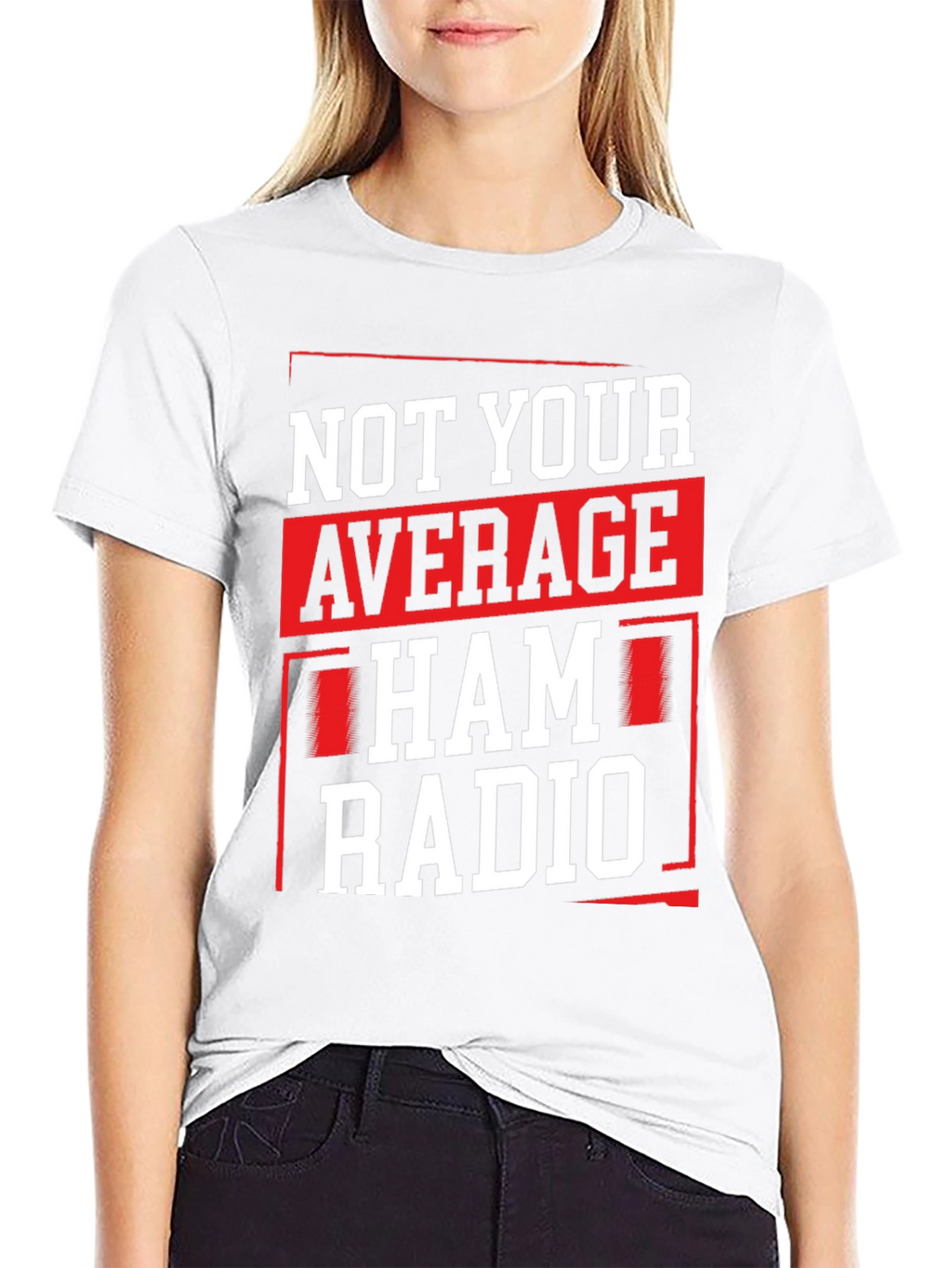 Not Your Average Ham Radio T-Shirt - Black