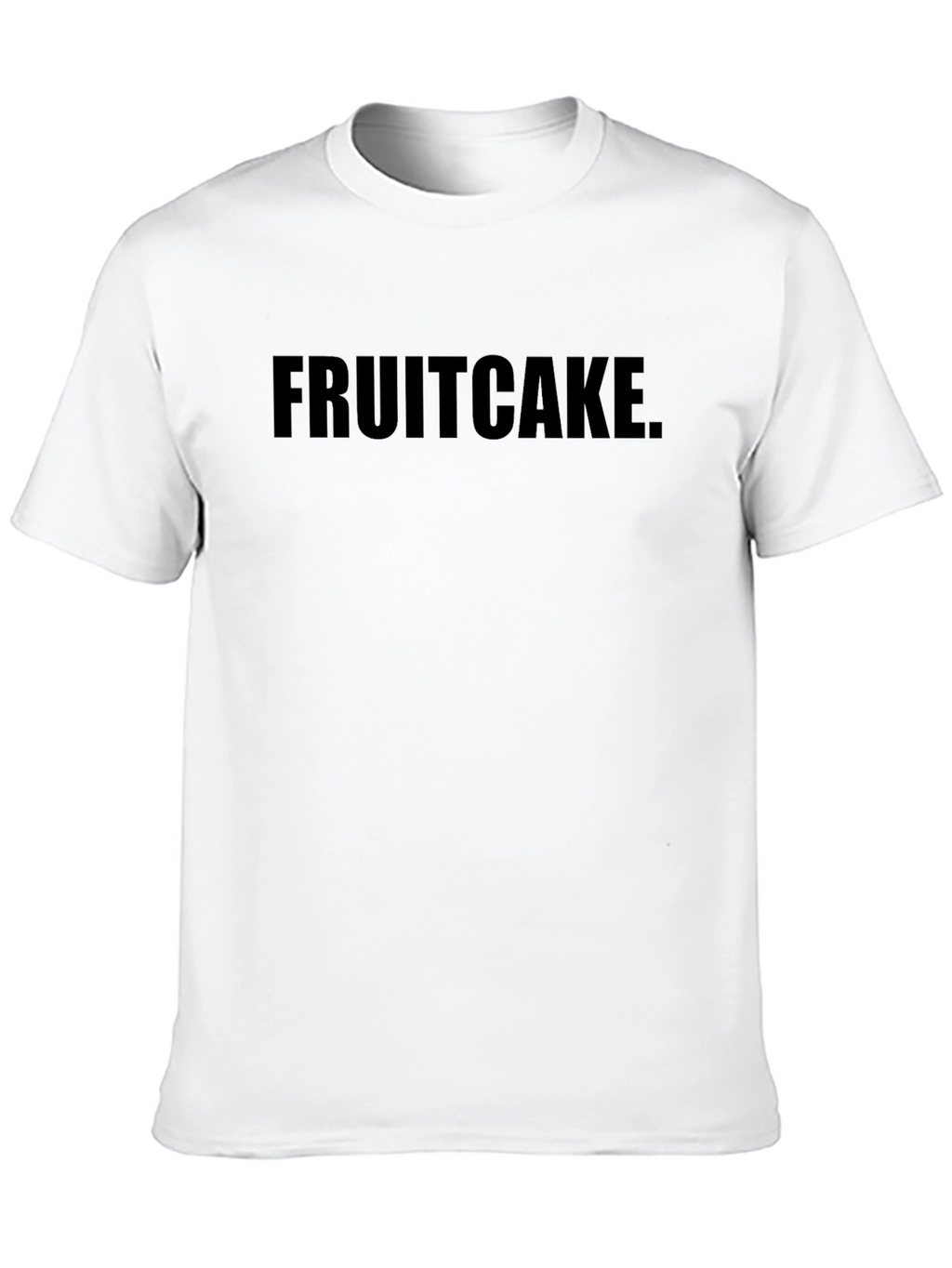 Fruitcake Graphic Tee - Black Cotton T-Shirt
