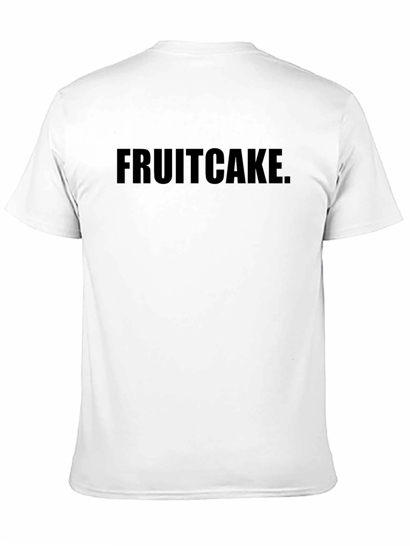 Fruitcake Graphic Tee - Black Cotton T-Shirt