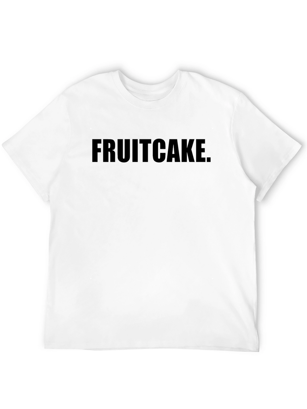 Fruitcake Graphic Tee - Black Cotton T-Shirt