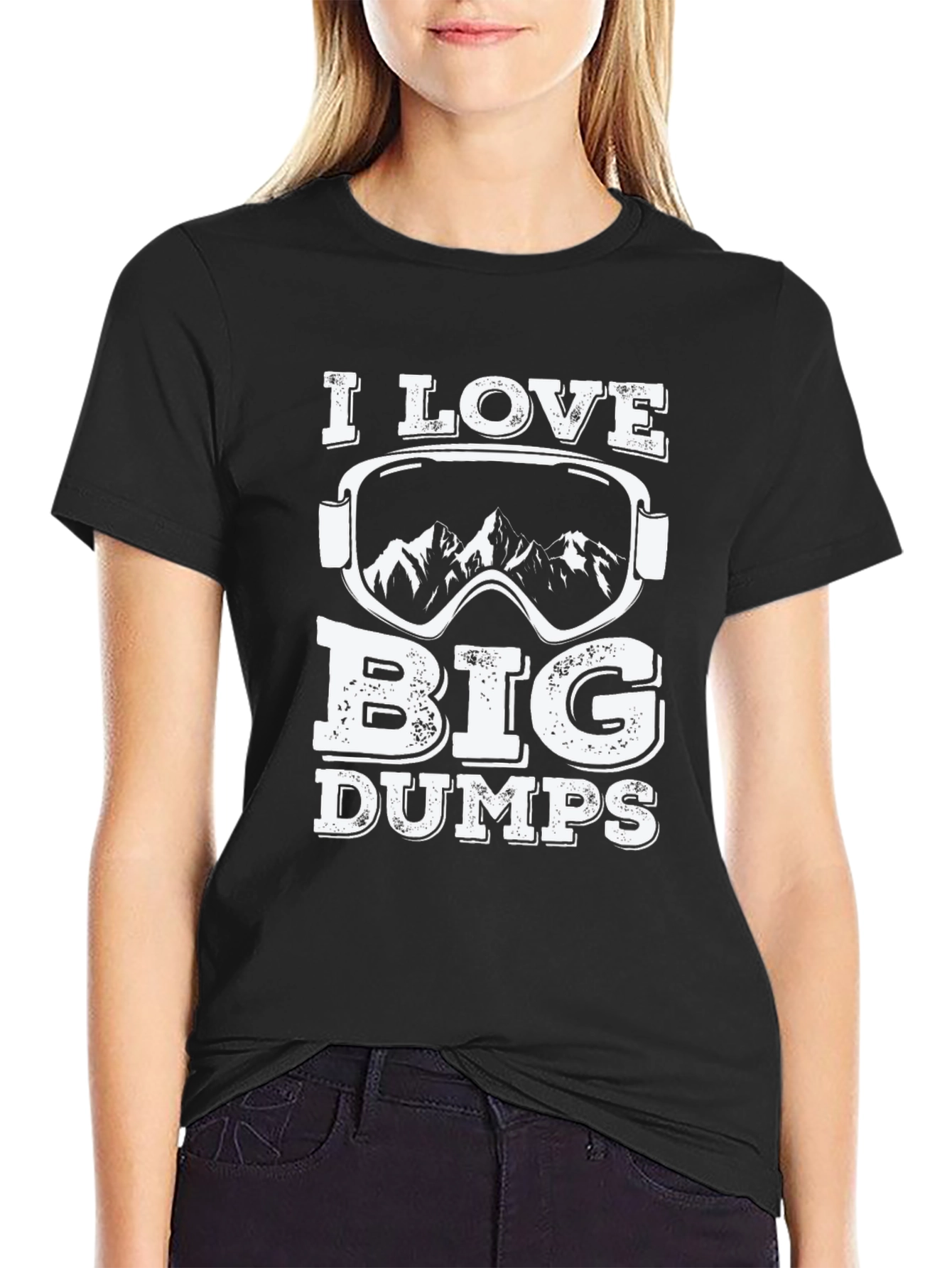 I Love Big Dumps Ski T-Shirt