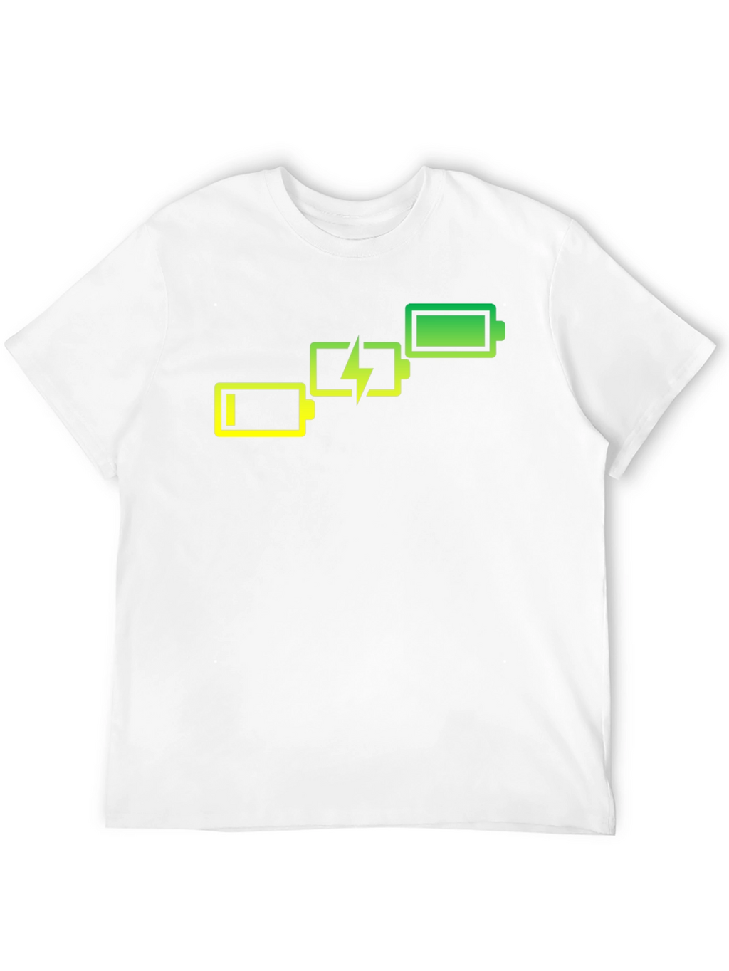 Battery Charge Black Graphic Tee