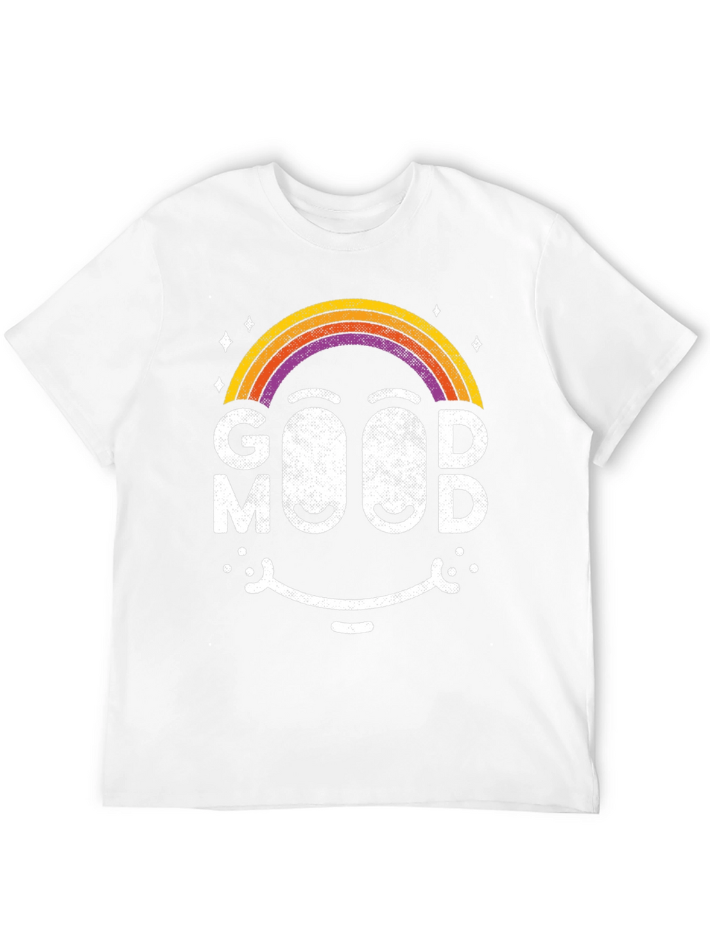 Good Mood Rainbow Smiley Face T-Shirt
