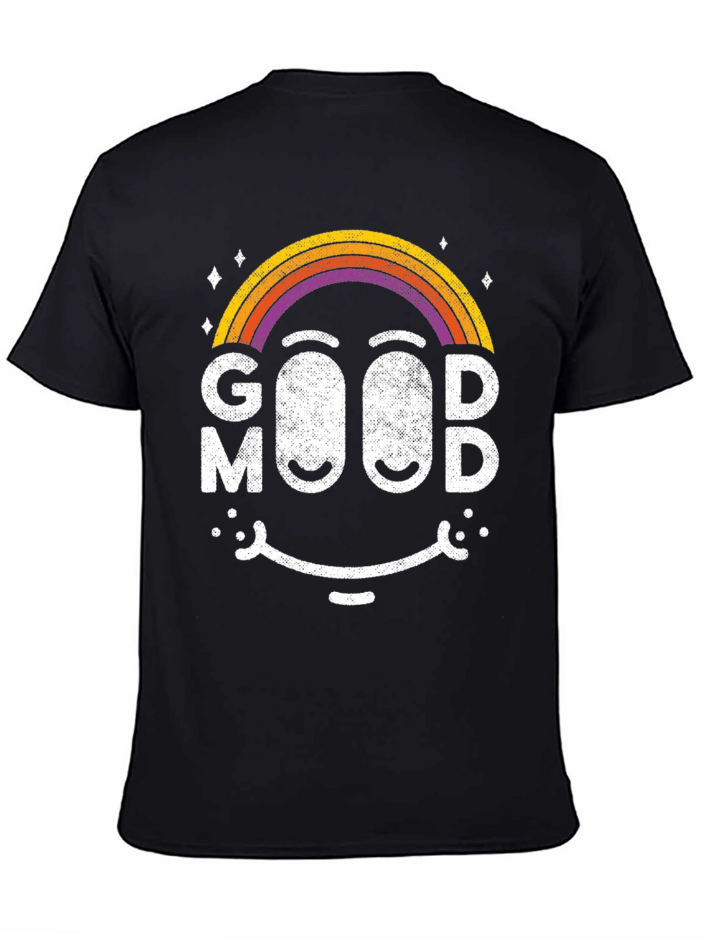 Good Mood Rainbow Smiley Face T-Shirt