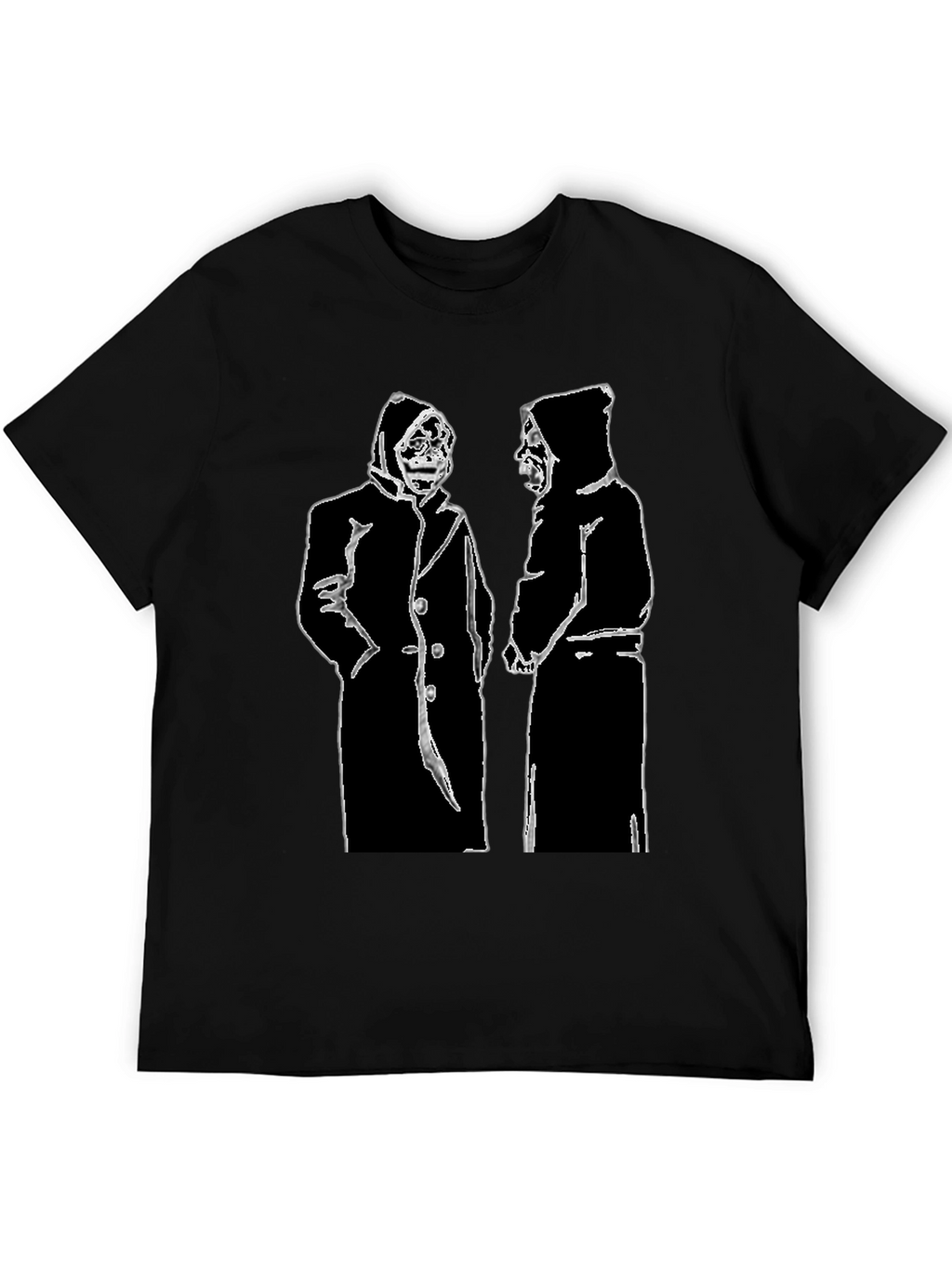 Grim Reaper Graphic Tee - Black Cotton T-Shirt