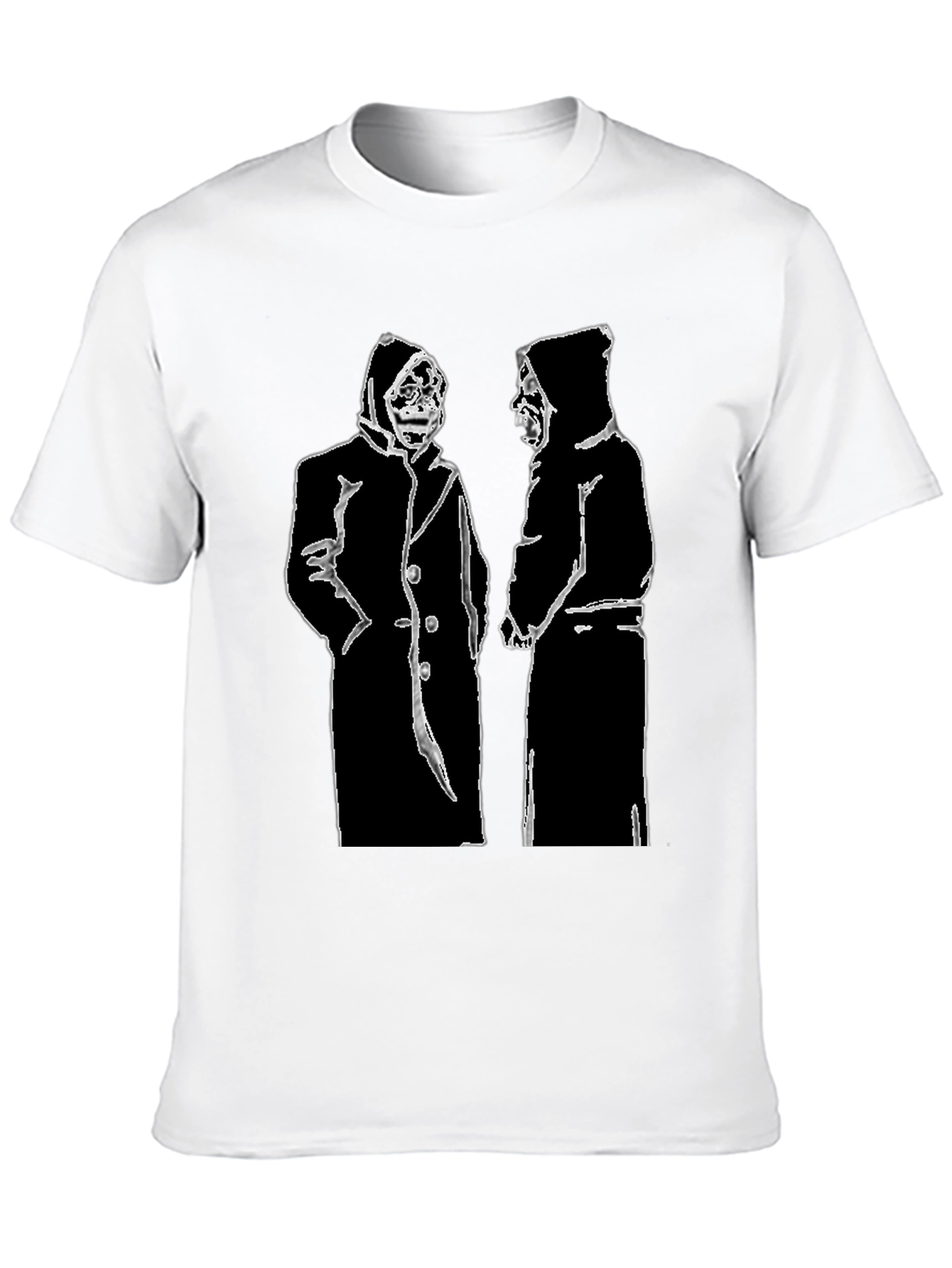 Grim Reaper Graphic Tee - Black Cotton T-Shirt