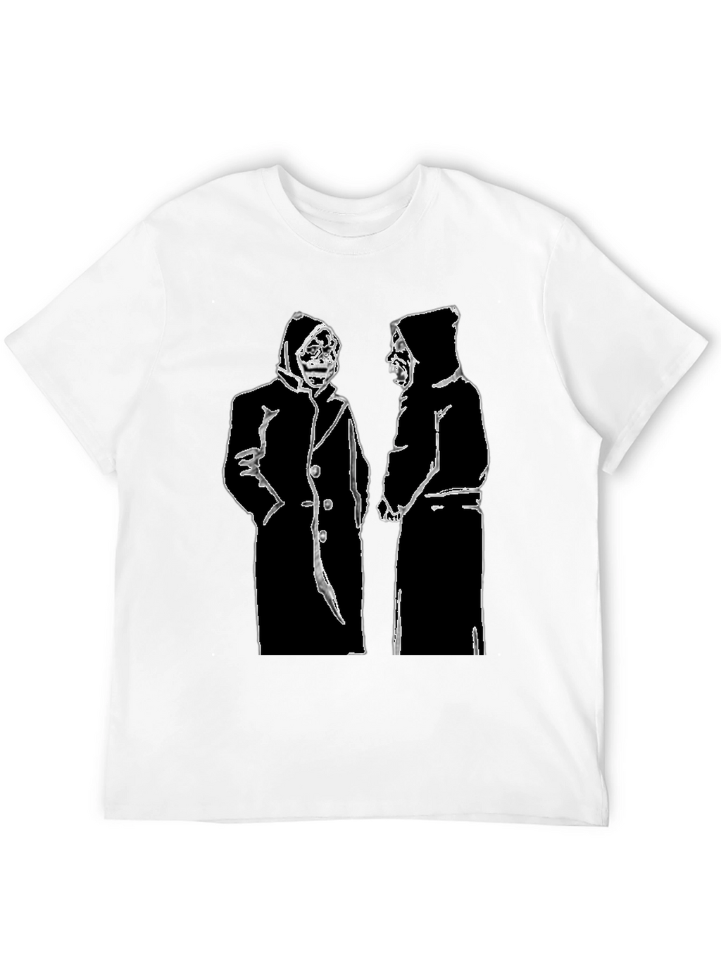 Grim Reaper Graphic Tee - Black Cotton T-Shirt