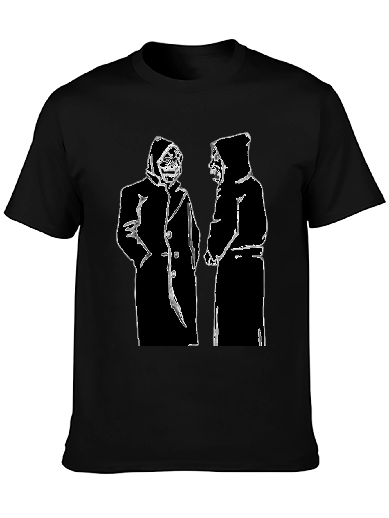 Grim Reaper Graphic Tee - Black Cotton T-Shirt
