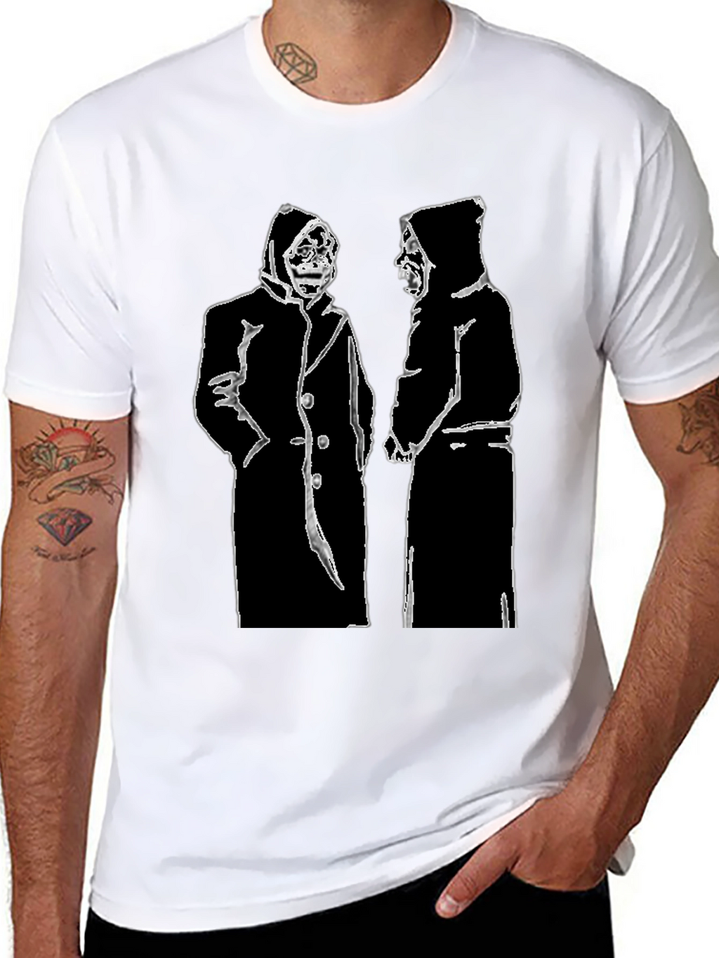 Grim Reaper Graphic Tee - Black Cotton T-Shirt