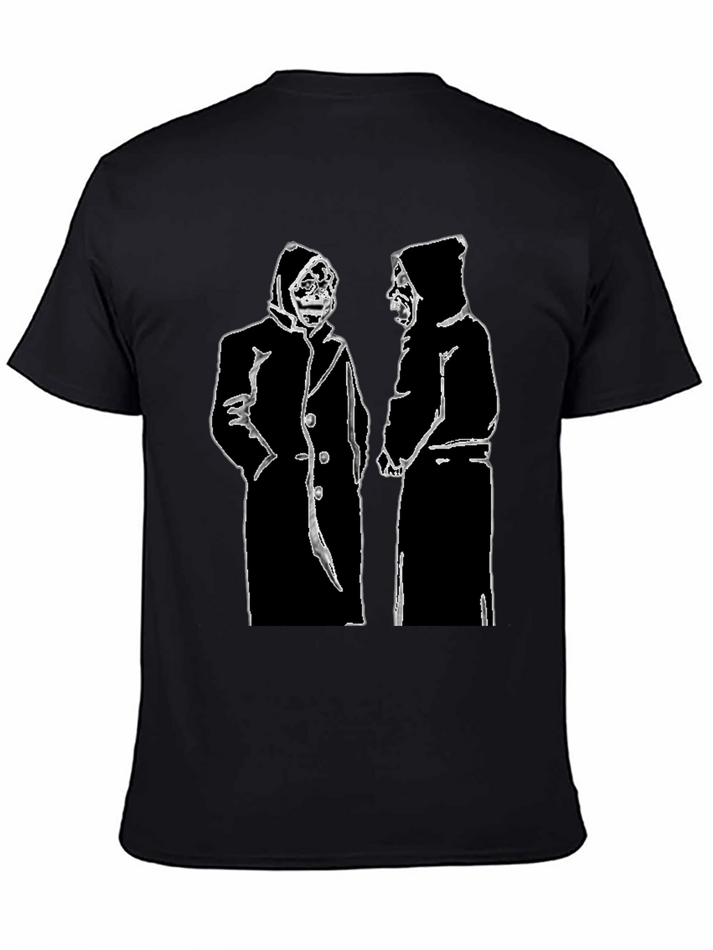 Grim Reaper Graphic Tee - Black Cotton T-Shirt
