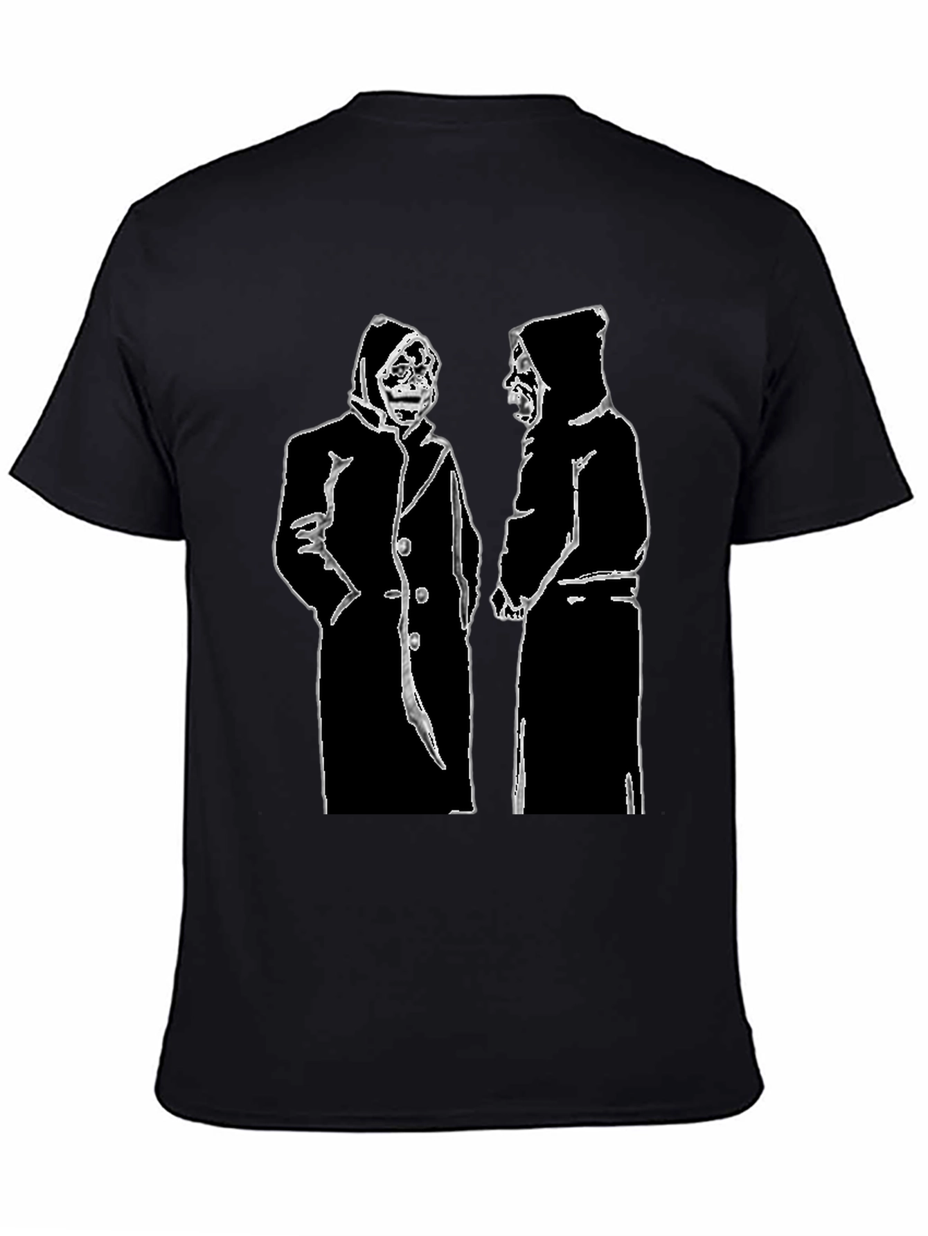 Grim Reaper Graphic Tee - Black Cotton T-Shirt