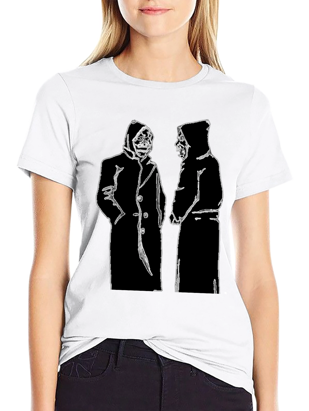 Grim Reaper Graphic Tee - Black Cotton T-Shirt