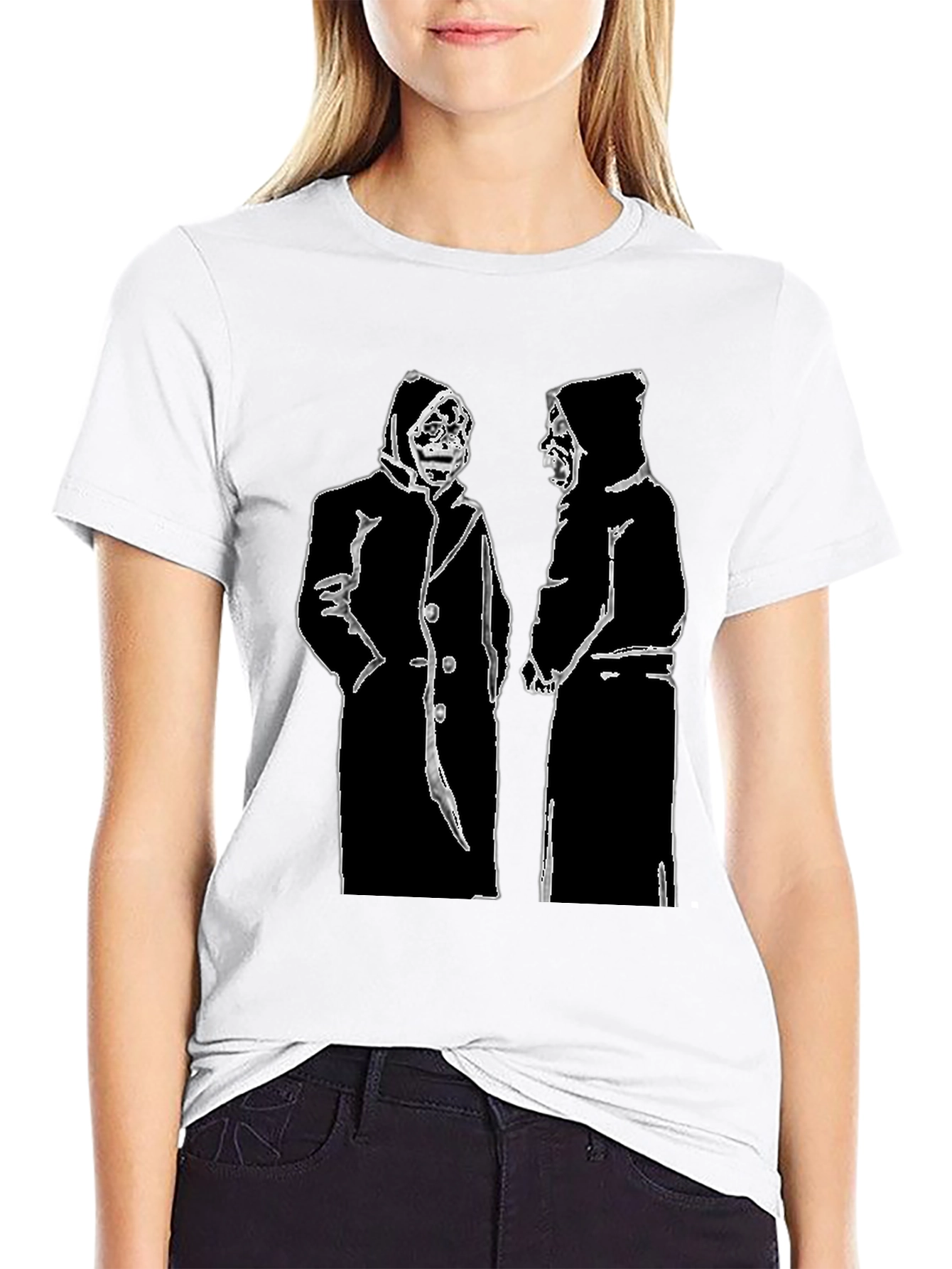 Grim Reaper Graphic Tee - Black Cotton T-Shirt