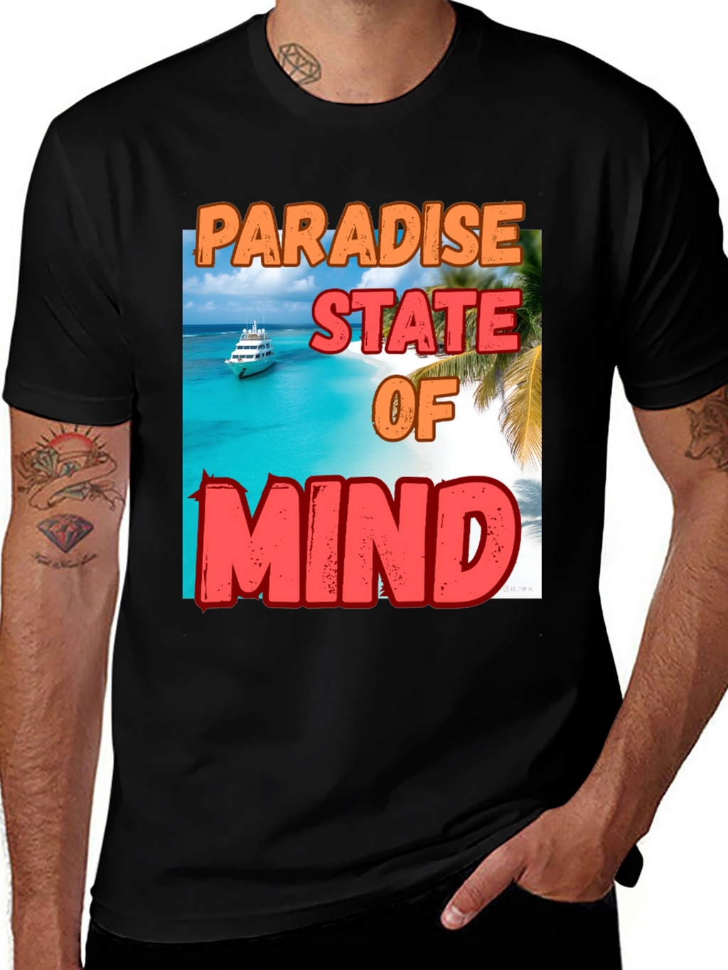 Paradise State of Mind Graphic T-Shirt