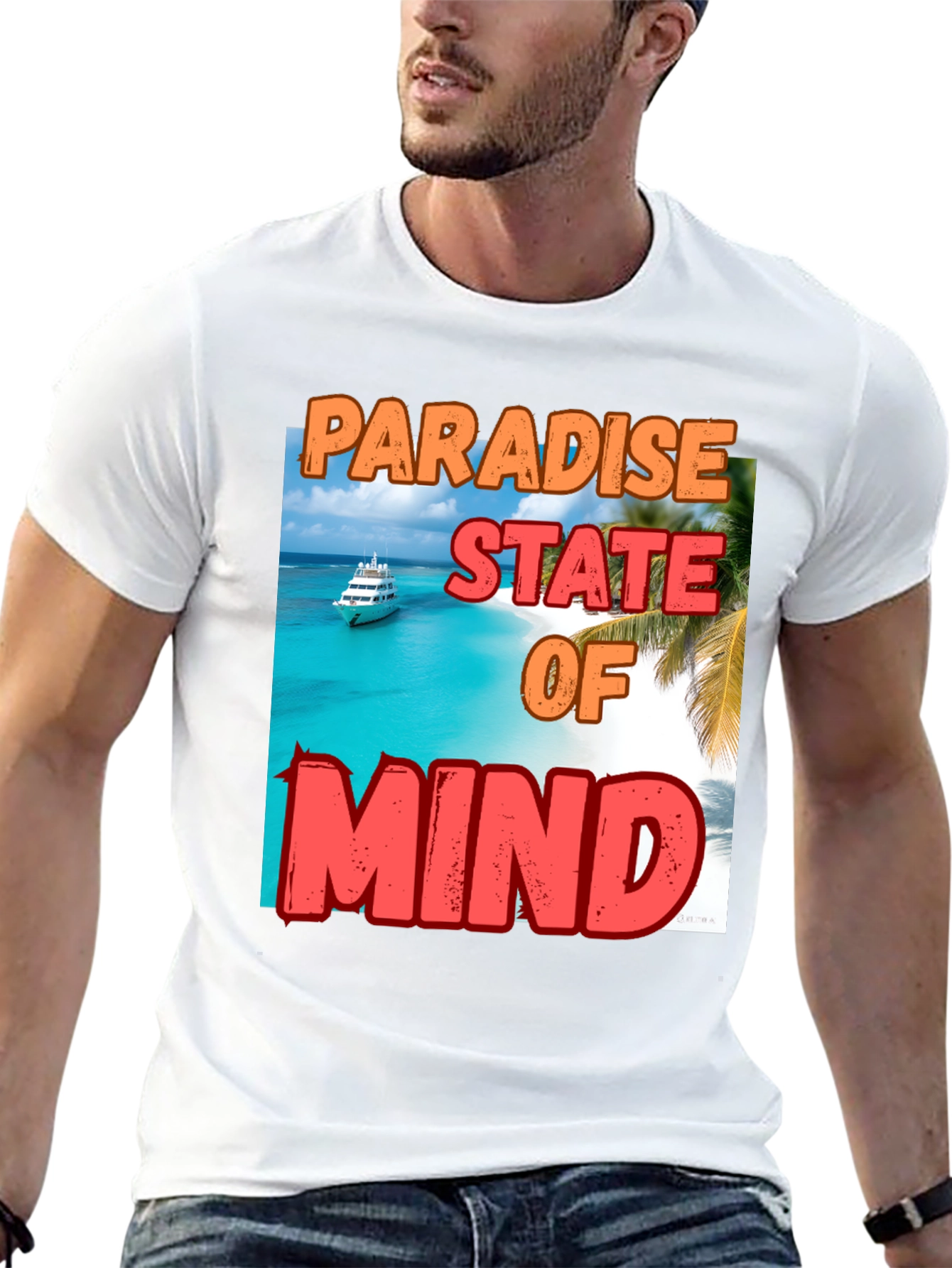 Paradise State of Mind Graphic T-Shirt