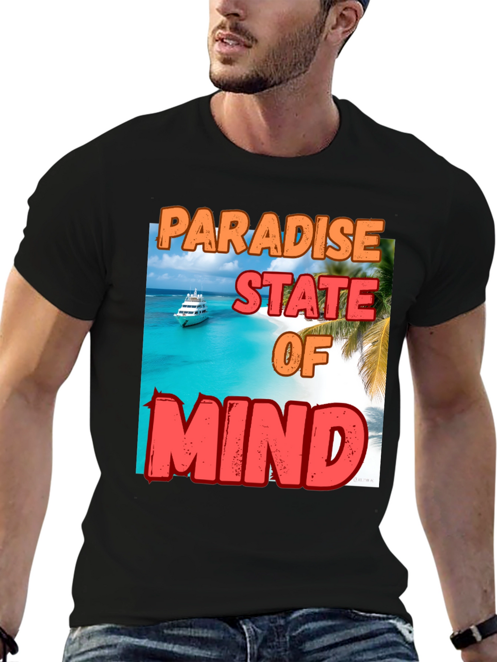 Paradise State of Mind Graphic T-Shirt