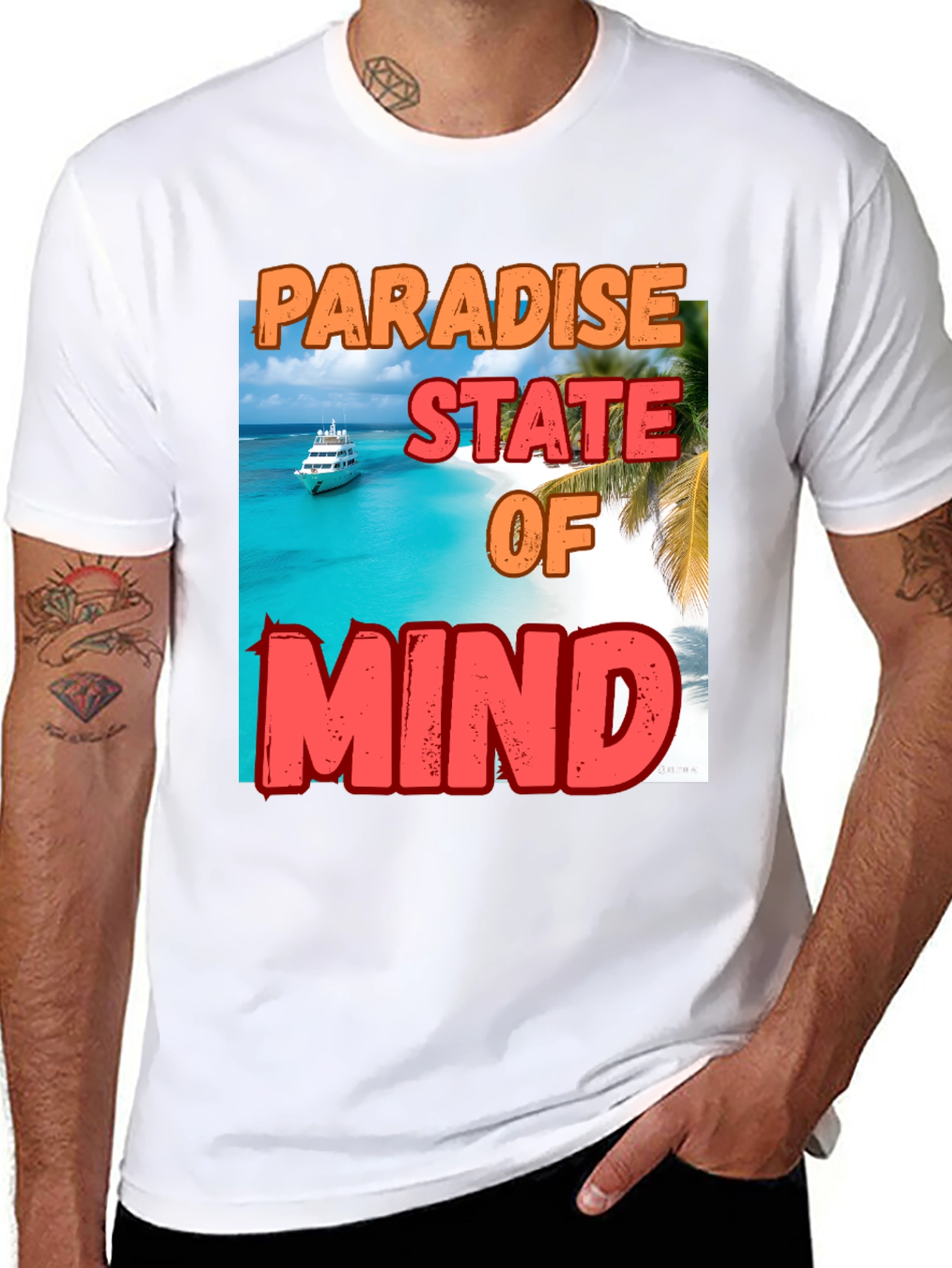 Paradise State of Mind Graphic T-Shirt